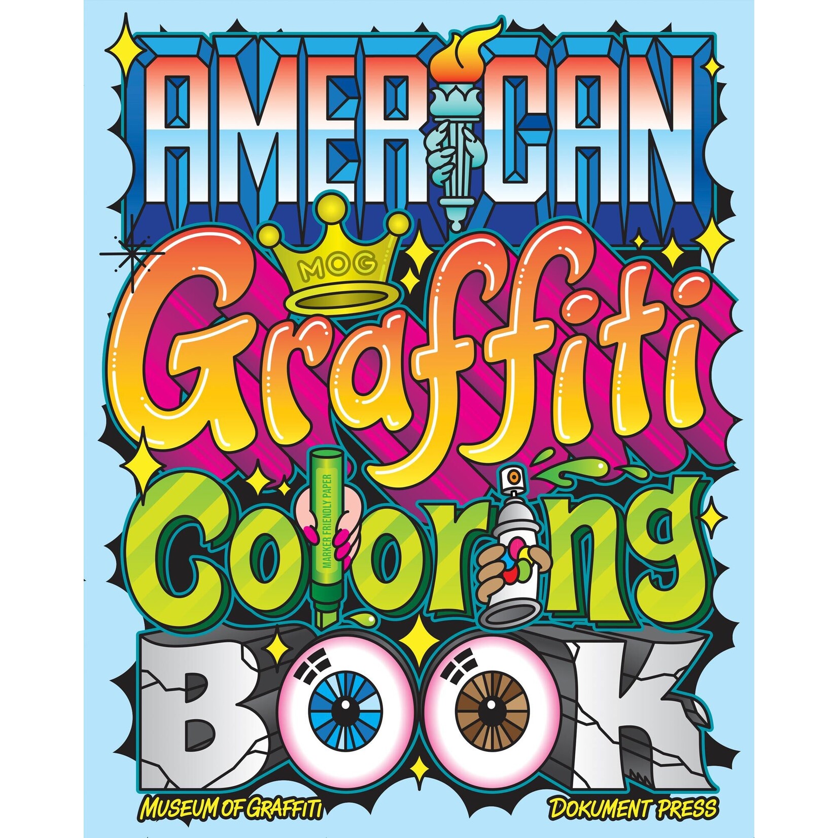 Graffiti Malbuch | American Graffiti Coloring Book