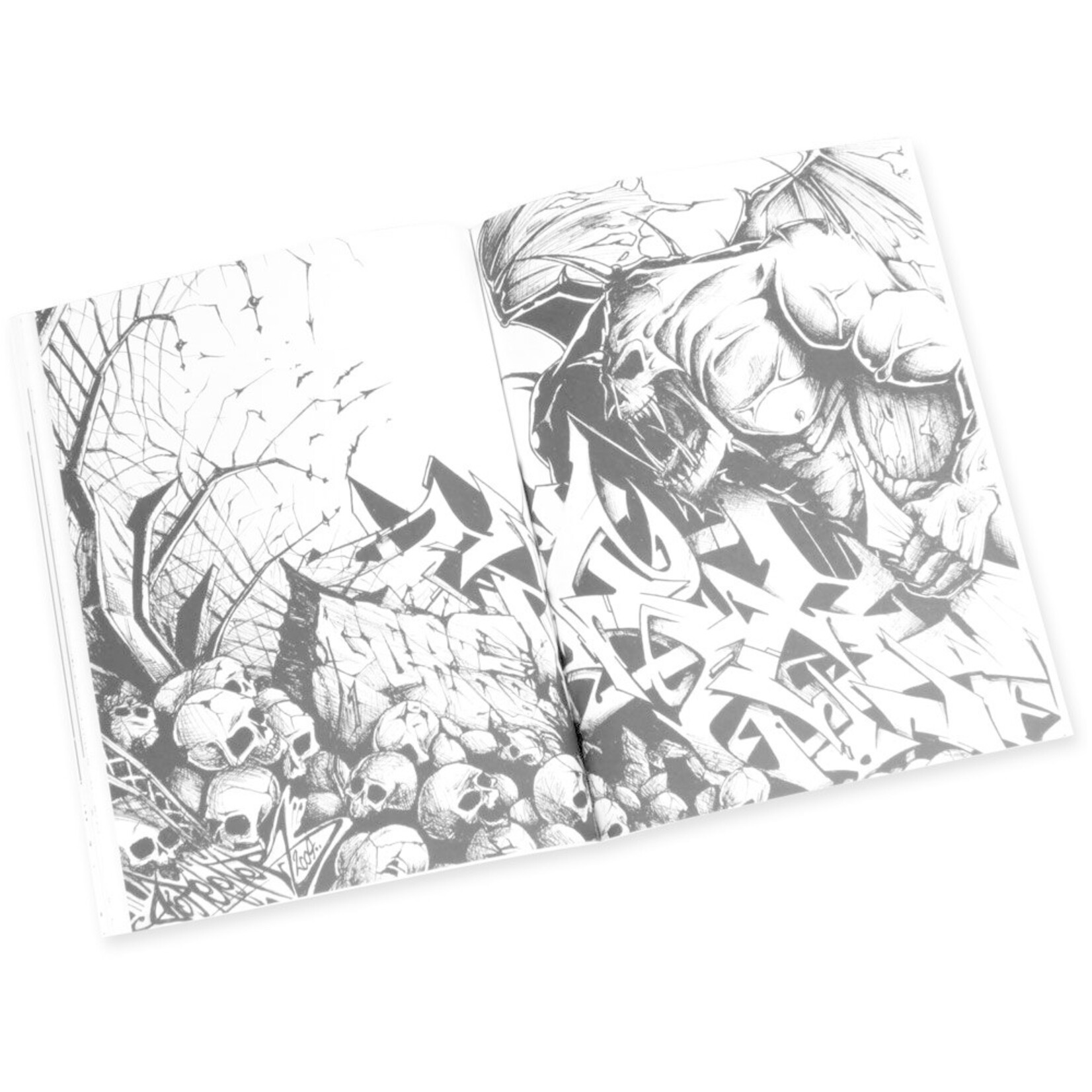 Graffiti Malbuch | Graffiti Coloring Book #2