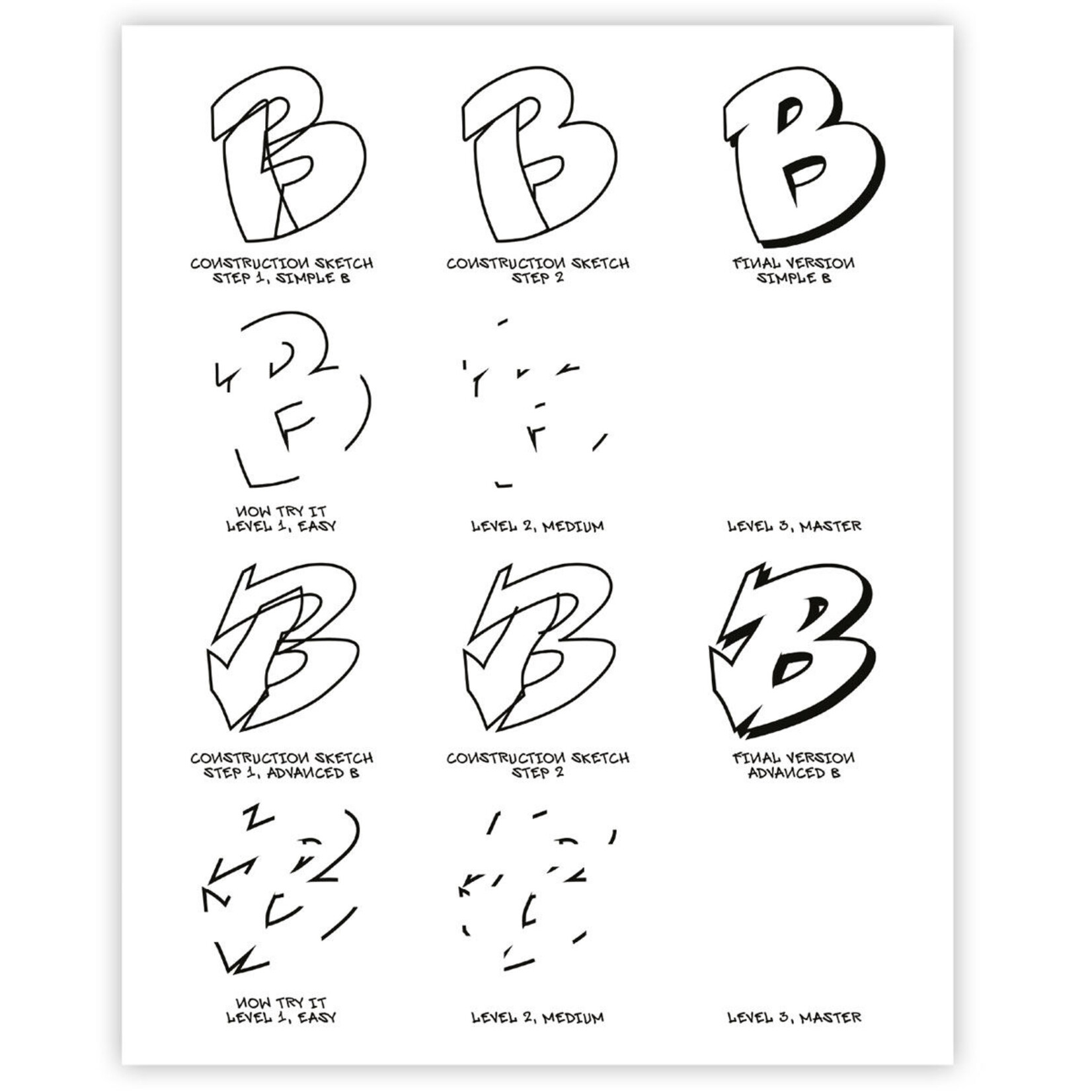 Graffiti Malbuch | Graffiti for Beginners