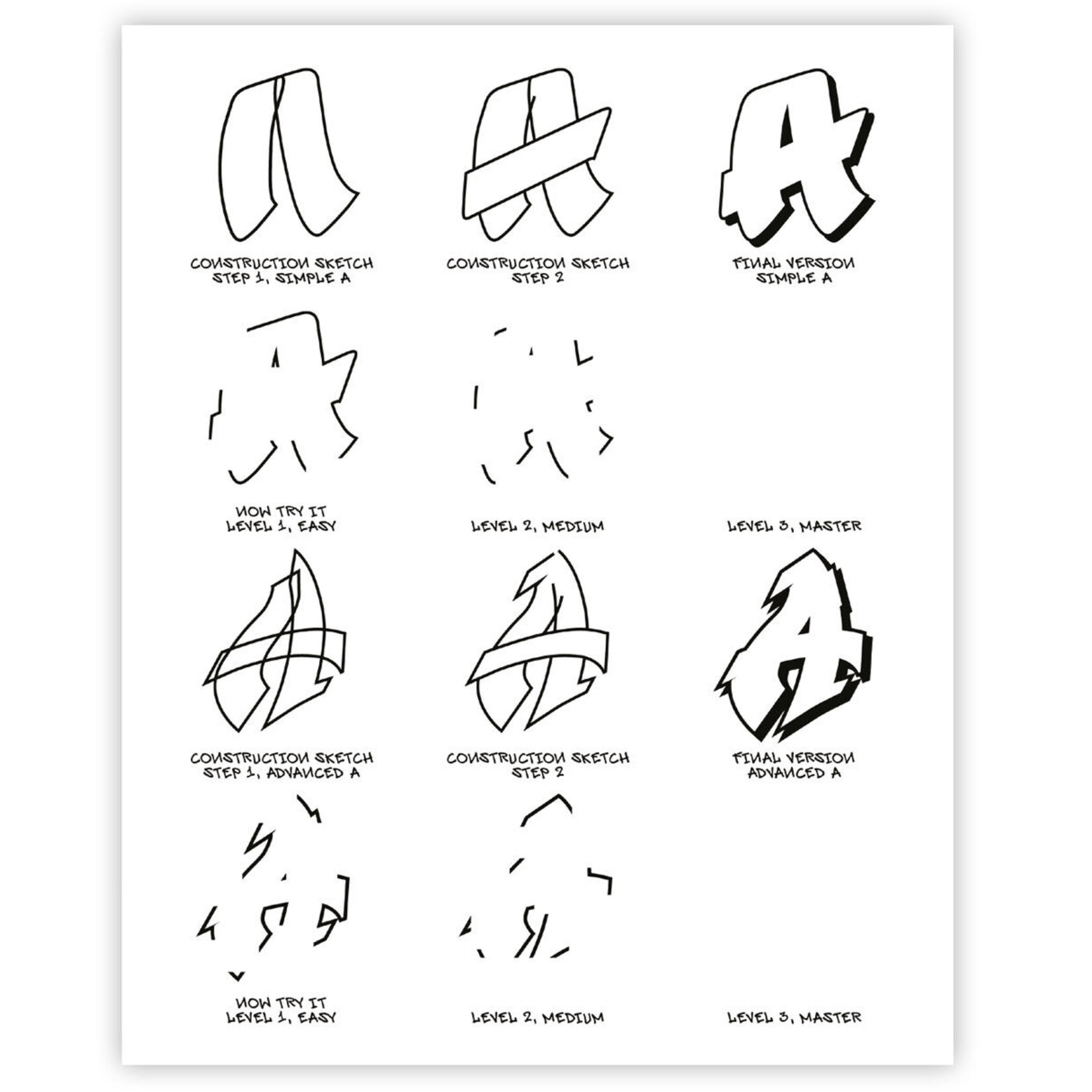 Graffiti Malbuch | Graffiti for Beginners