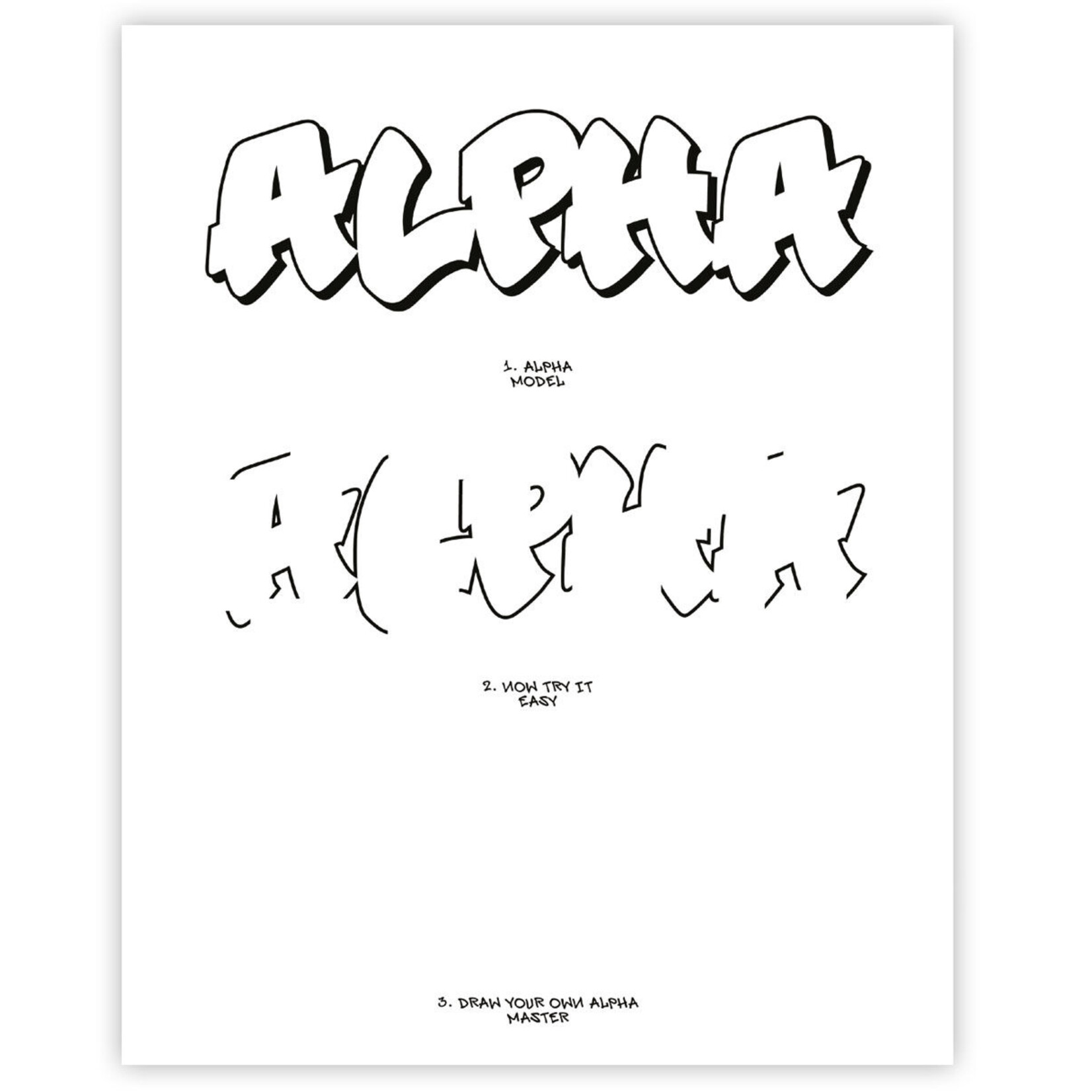 Graffiti Malbuch | Graffiti for Beginners