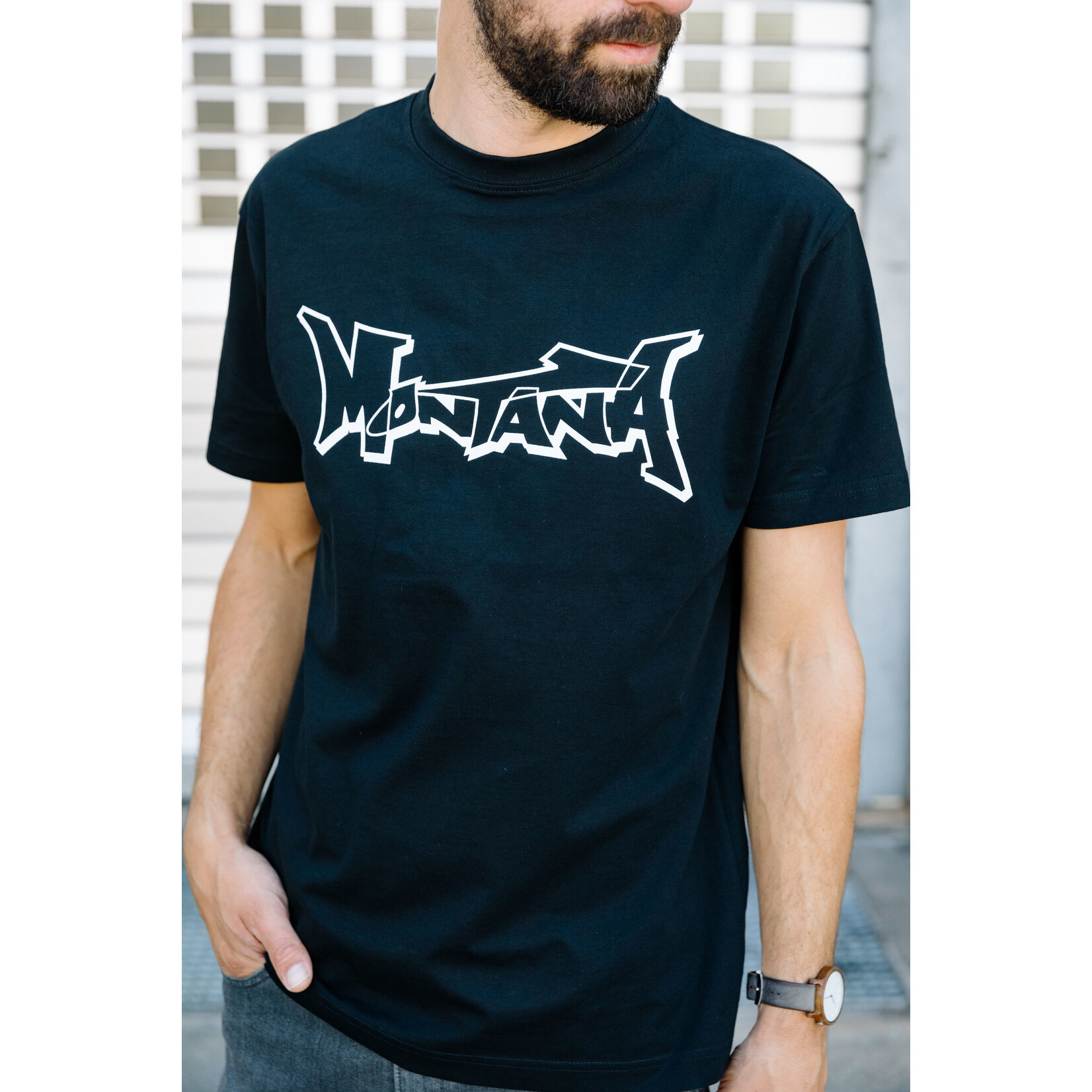 Montana Cans T-SHIRT Black / White