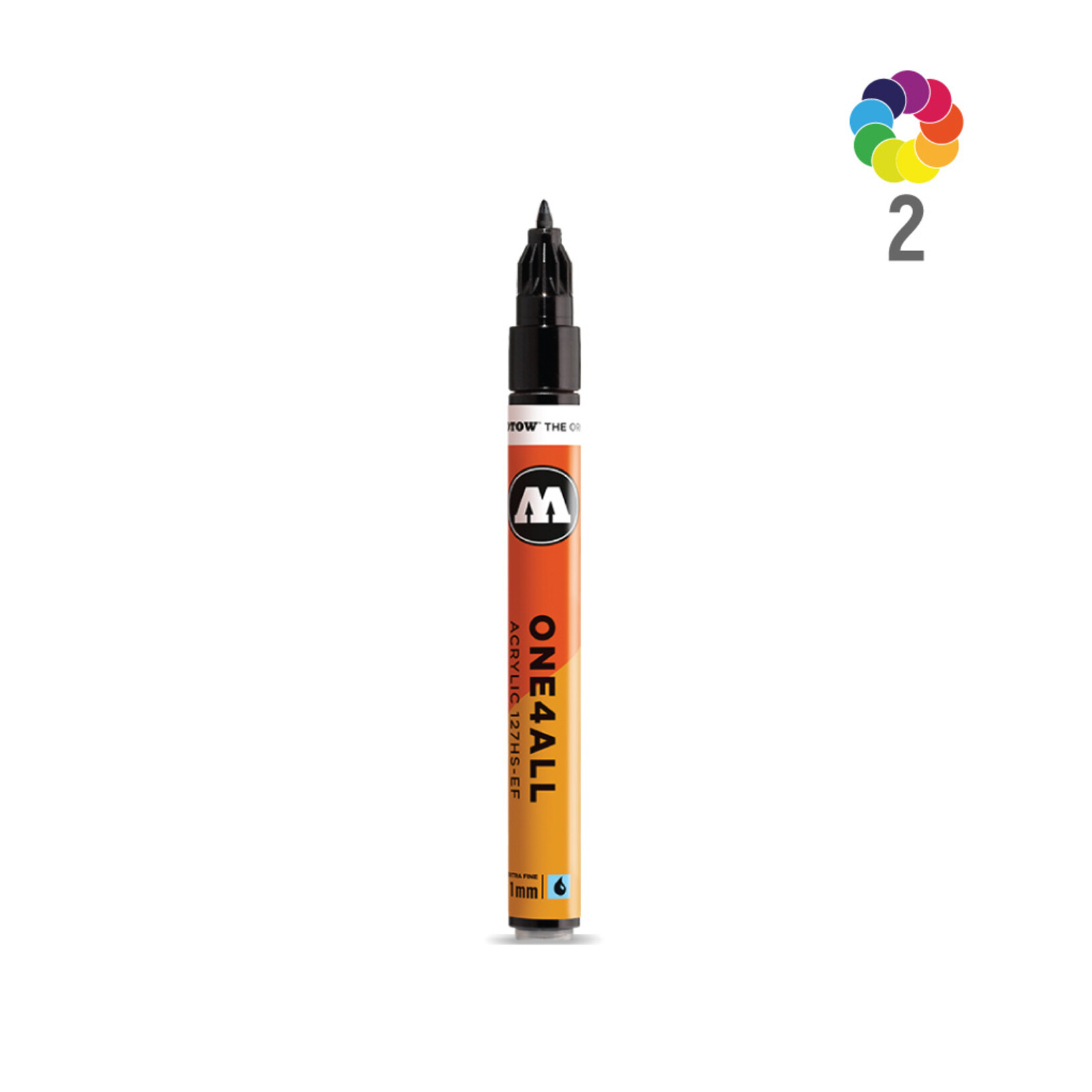 Molotow ONE4ALL 127HS-EF 1mm Acrylic Marker