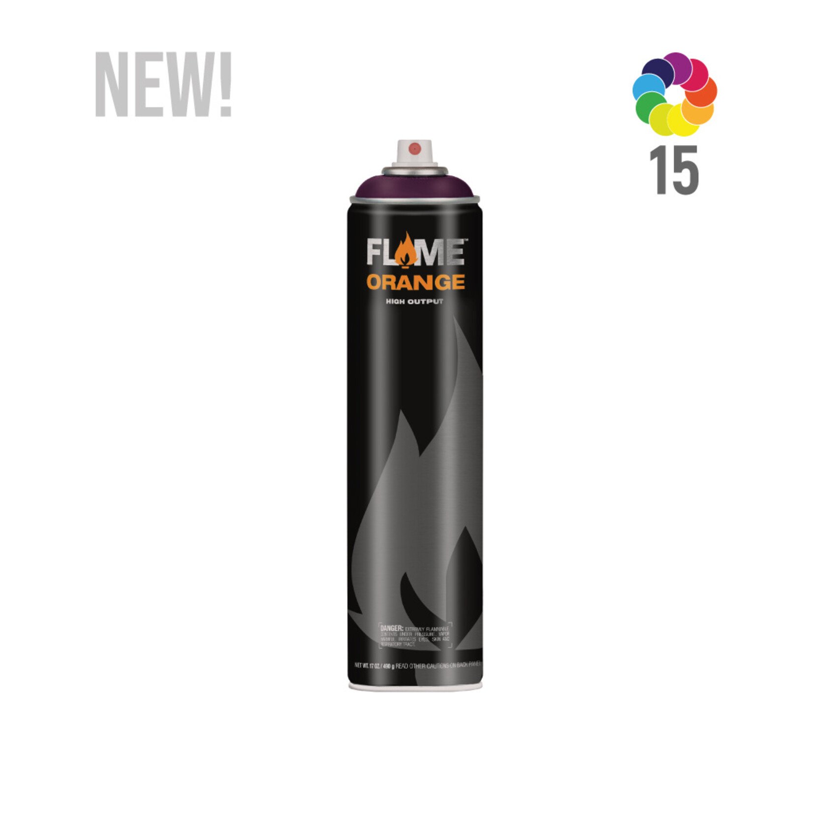 Flame ORANGE 600ml Sprühdose