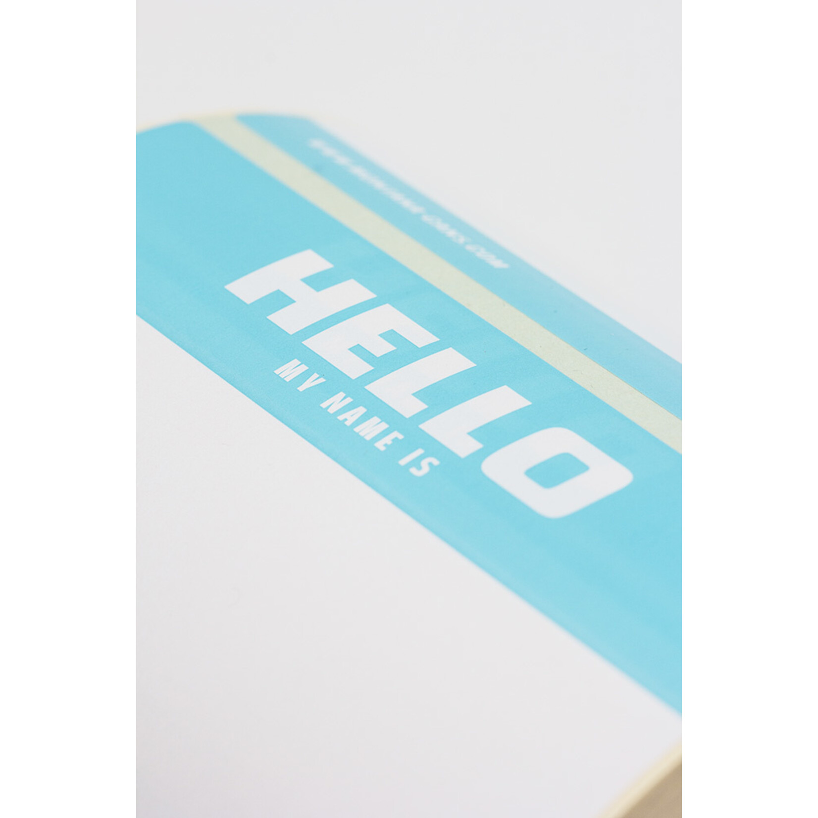 Montana HELLO MY NAME Roll of Stickers