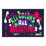 Montana Montana DOORMAT (Fußmatte) - "ALL COLORS ARE BEAUTIFUL" von Max Solca