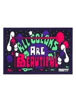 Montana Montana DOORMAT (Fußmatte) - "ALL COLORS ARE BEAUTIFUL" von Max Solca