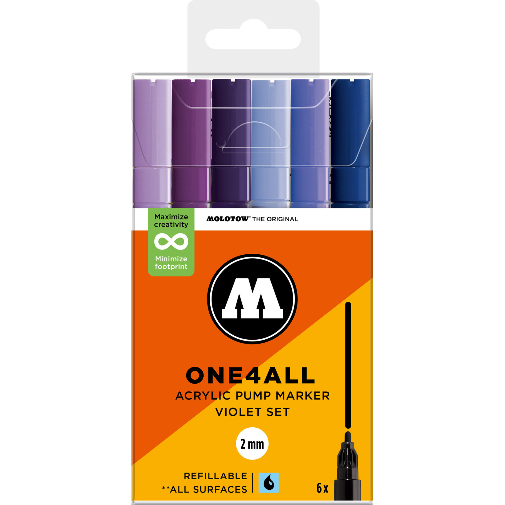 Molotow ONE4ALL 127HS VIOLET SET [2 mm]