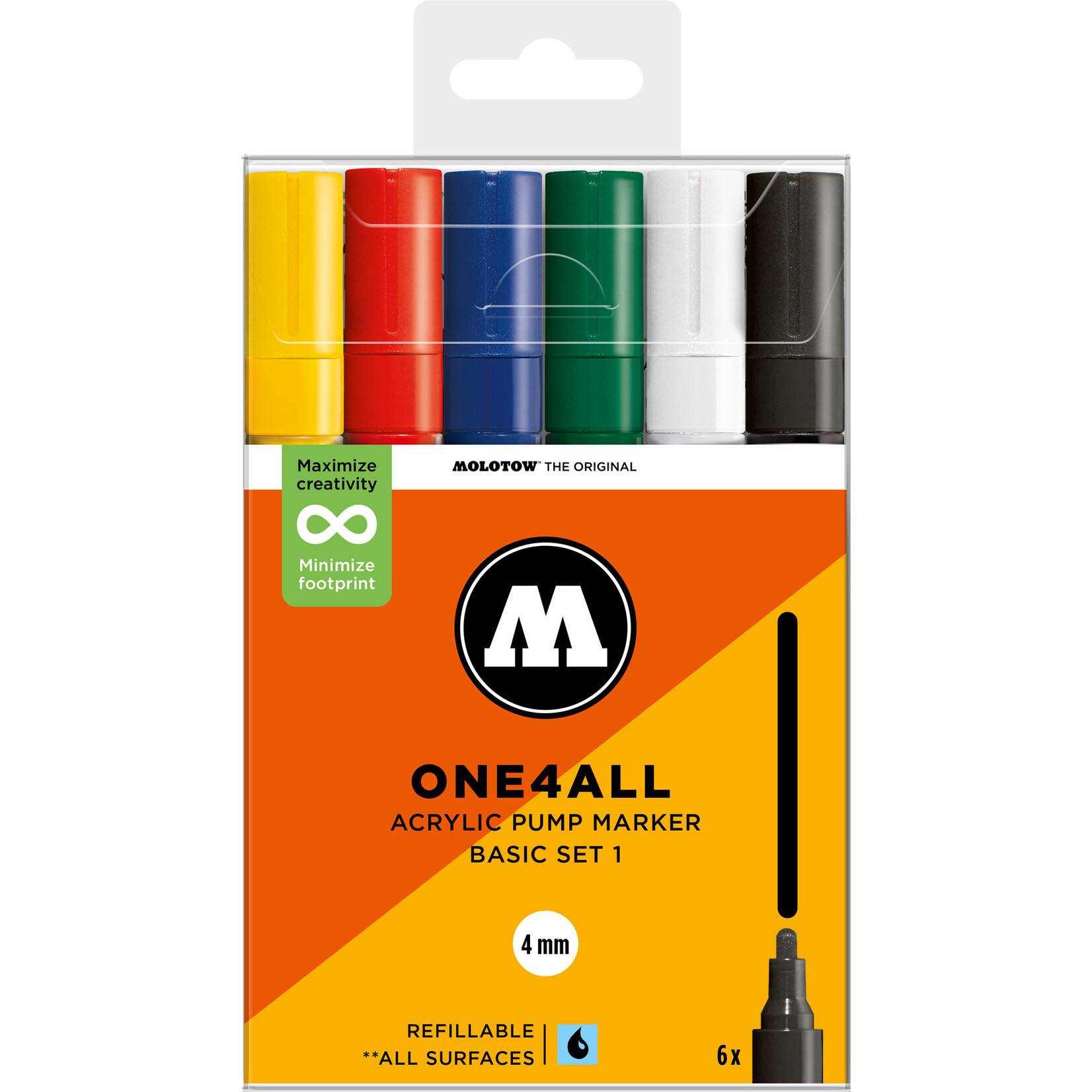 Molotow ONE4ALL 227HS BASIC SET 1 [4 mm]