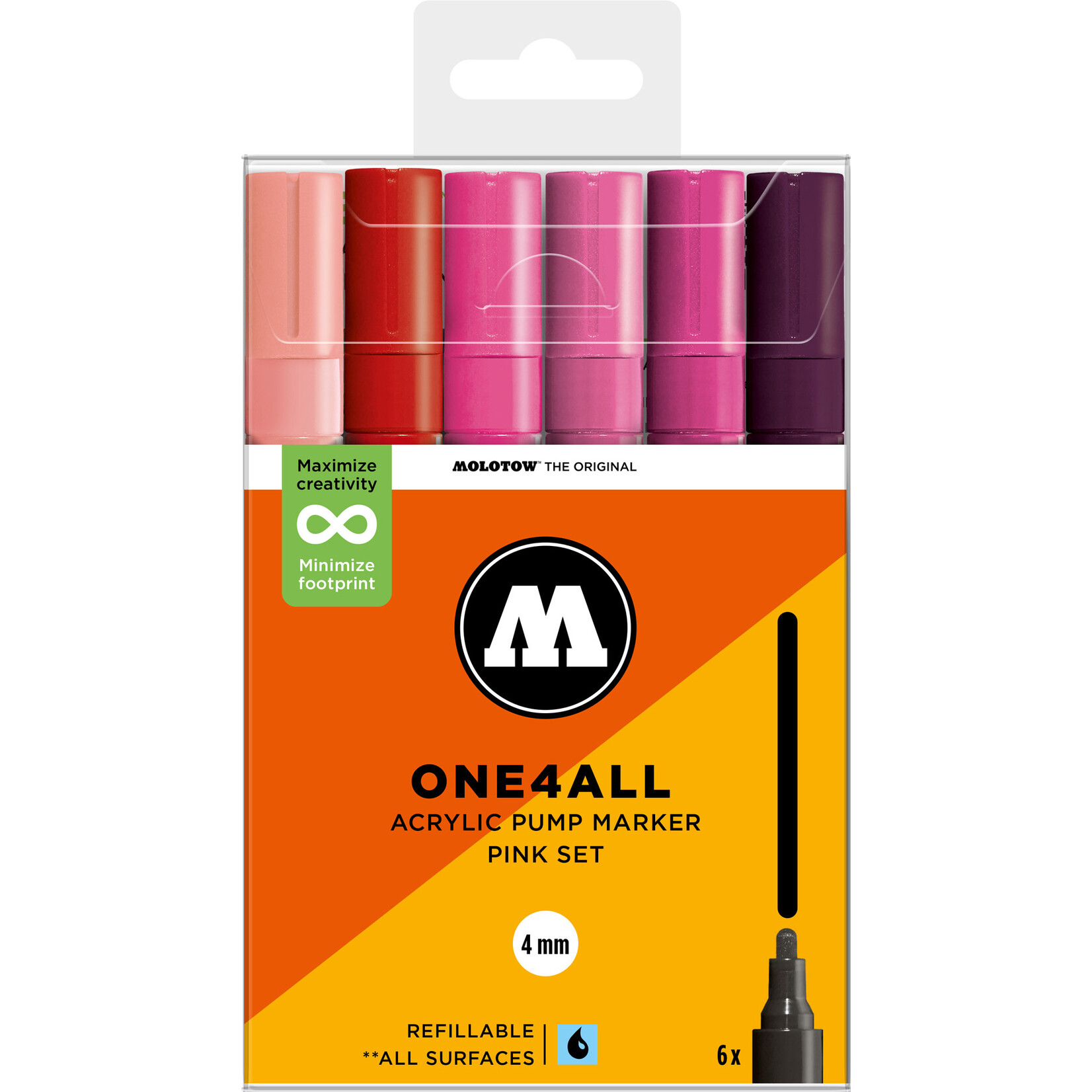 Molotow ONE4ALL 227HS PINK SET [4 mm]