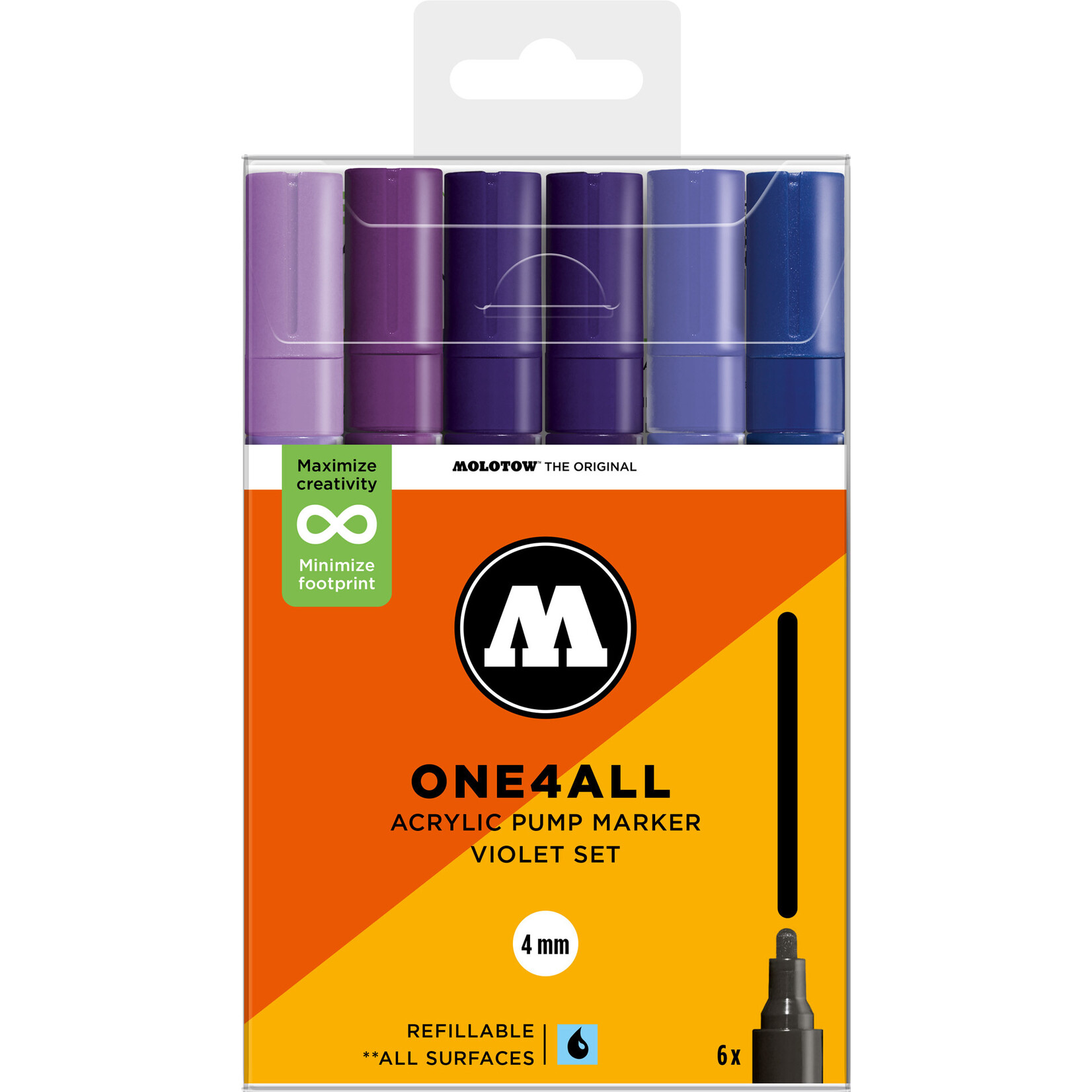 Molotow ONE4ALL 227HS VIOLET SET [4 mm]