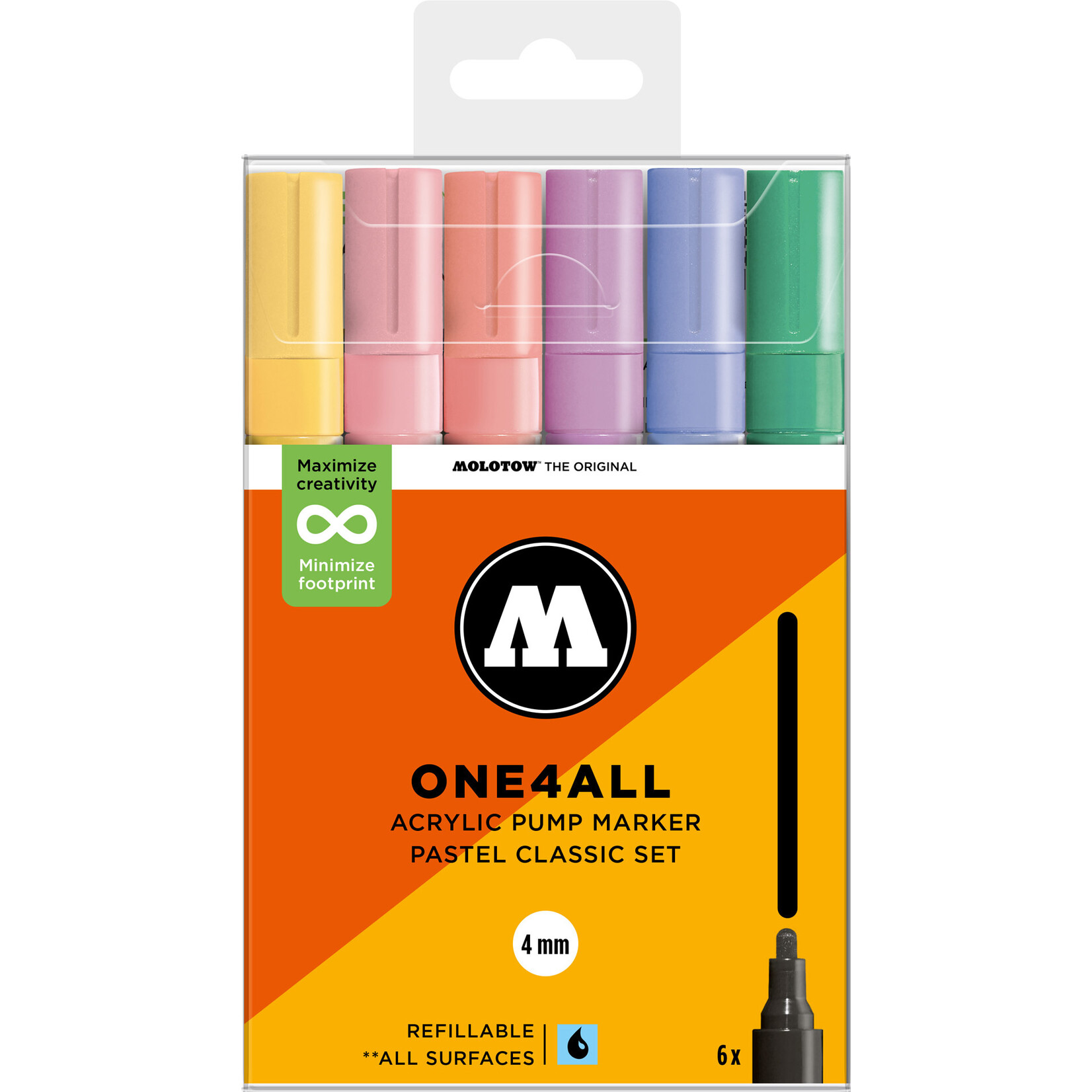 Molotow ONE4ALL 227HS PASTEL CLASSIC SET [4 mm]