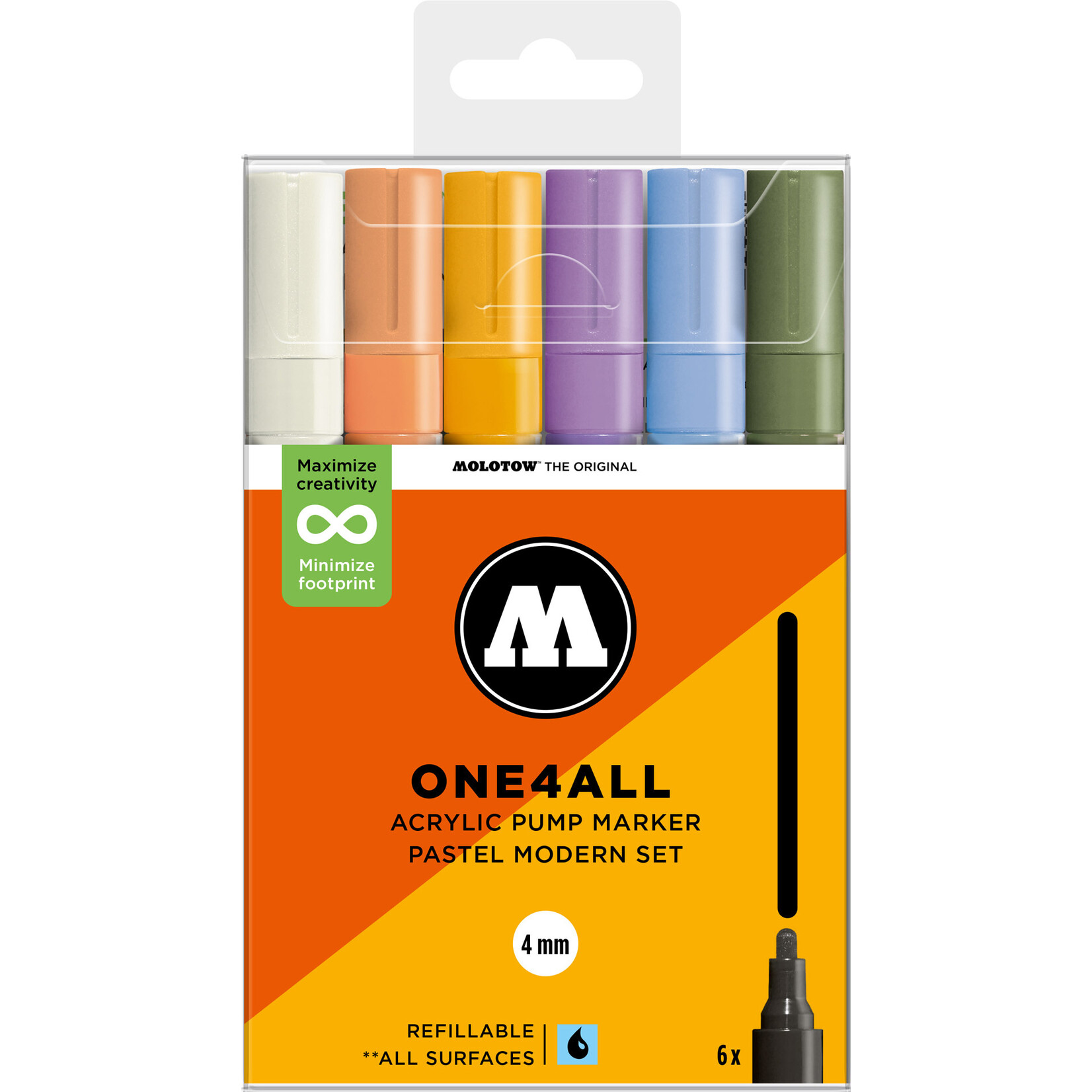 Molotow ONE4ALL 227HS PASTEL MODERN SET [4 mm]