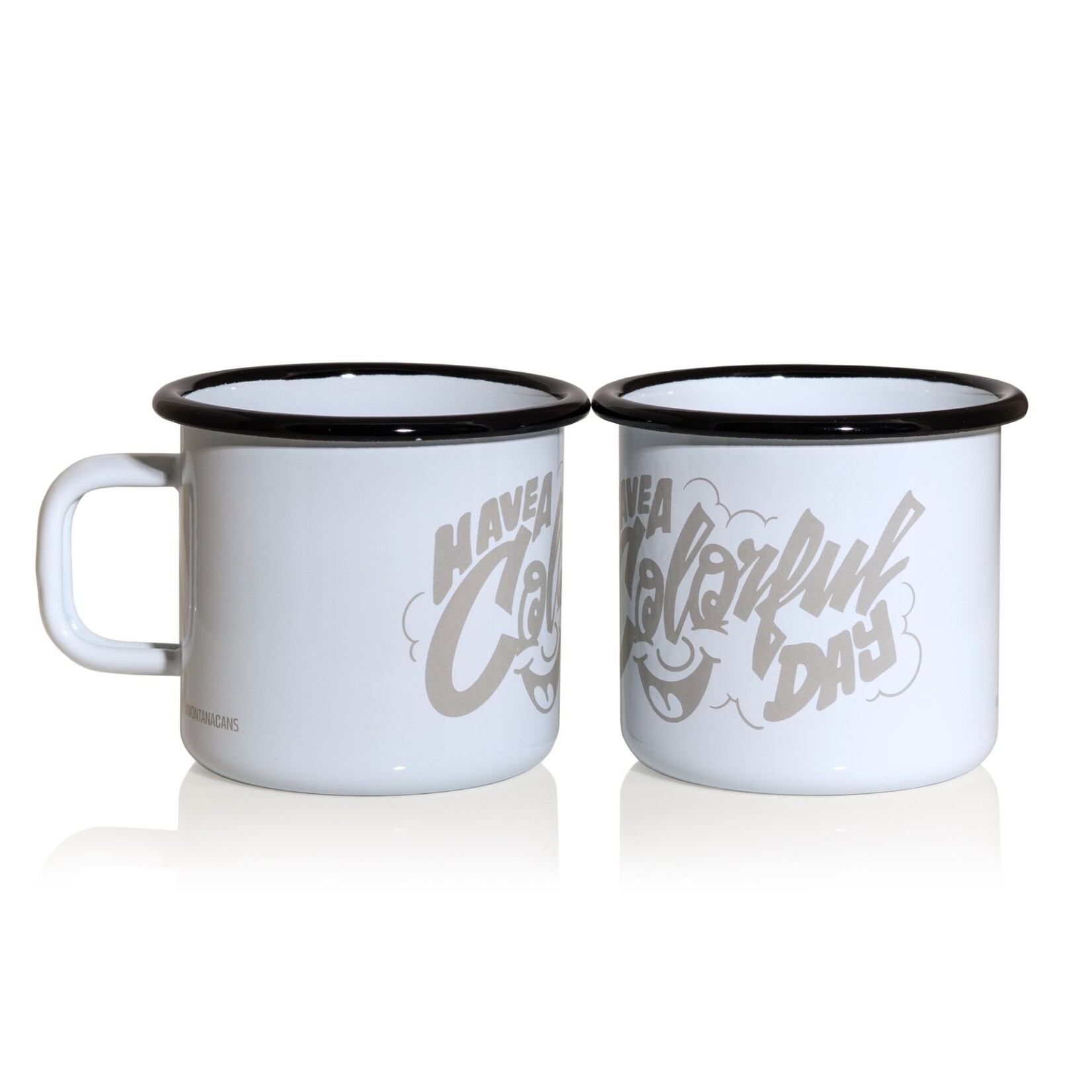 Montana Cans Enamel Mug “Have A Colorful Day”