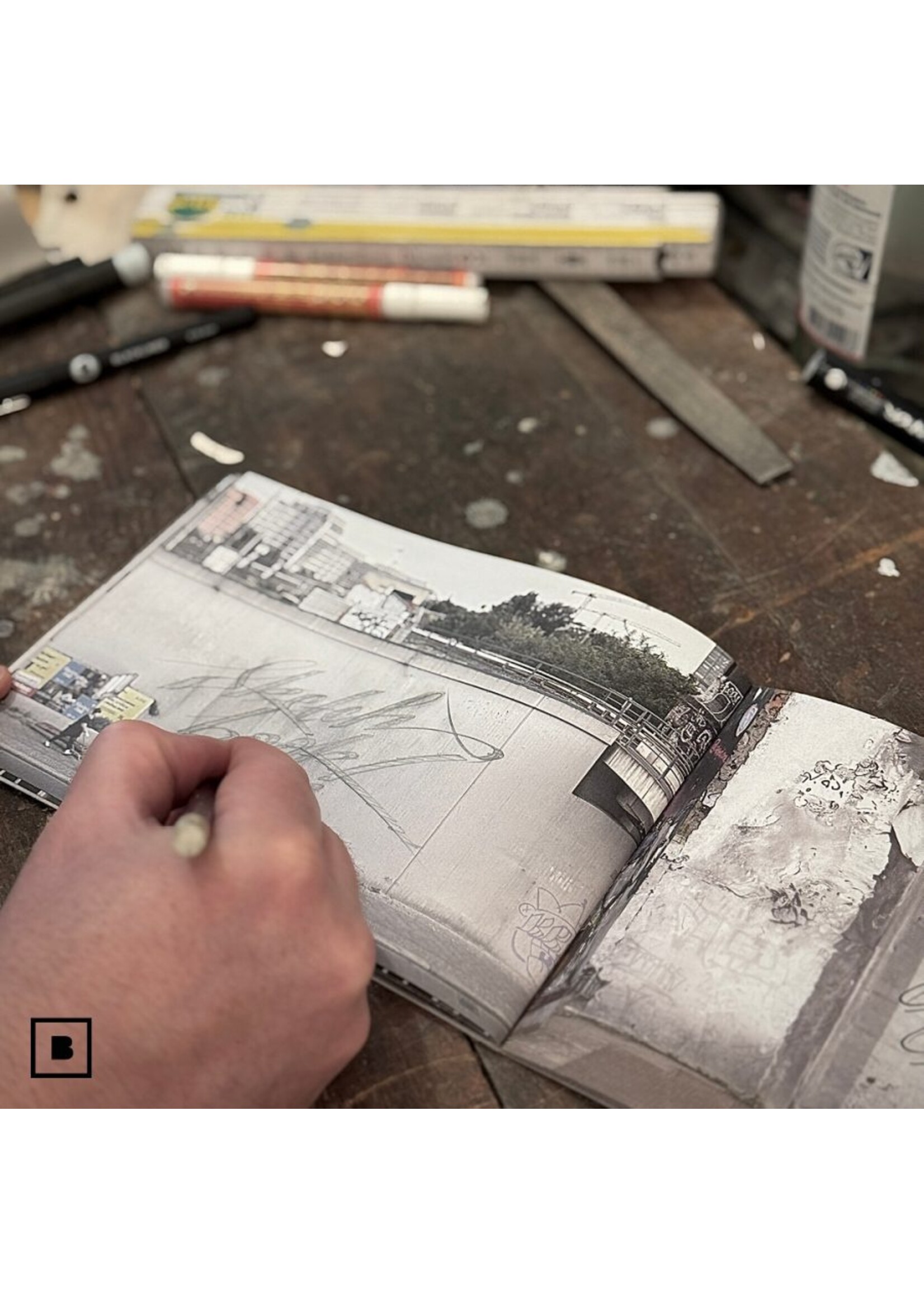 Betonat Concrete Canvas Sketchbook – Berlin Edition