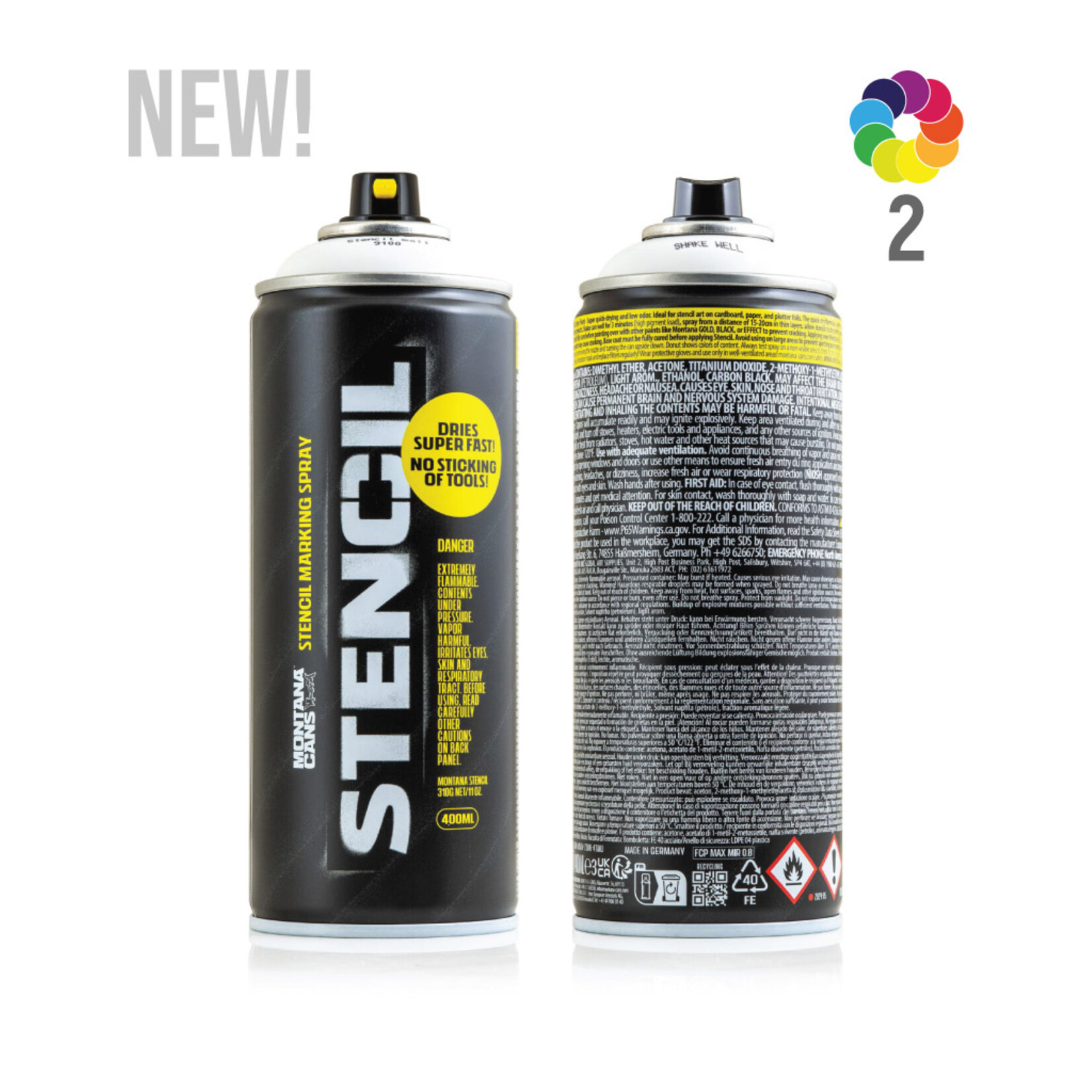 Montana Cans STENCIL 400ml Sprühdose