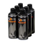 Flame FLAME ORANGE 6 Pack Black 400 ml