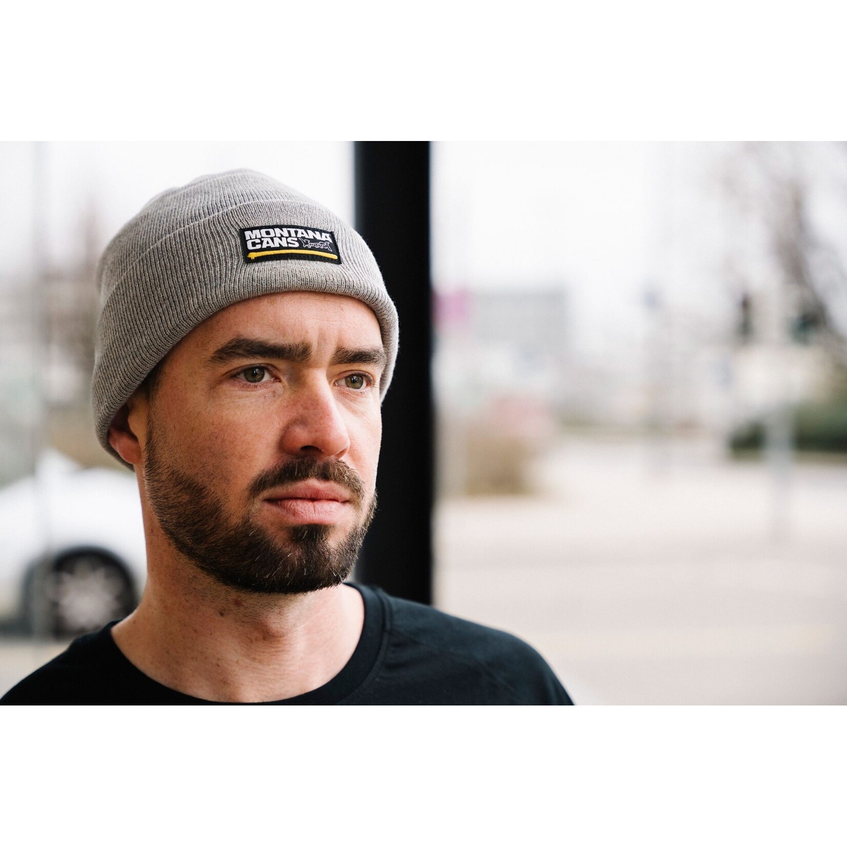 Montana Cans Beanie Logo Line Black / Grey