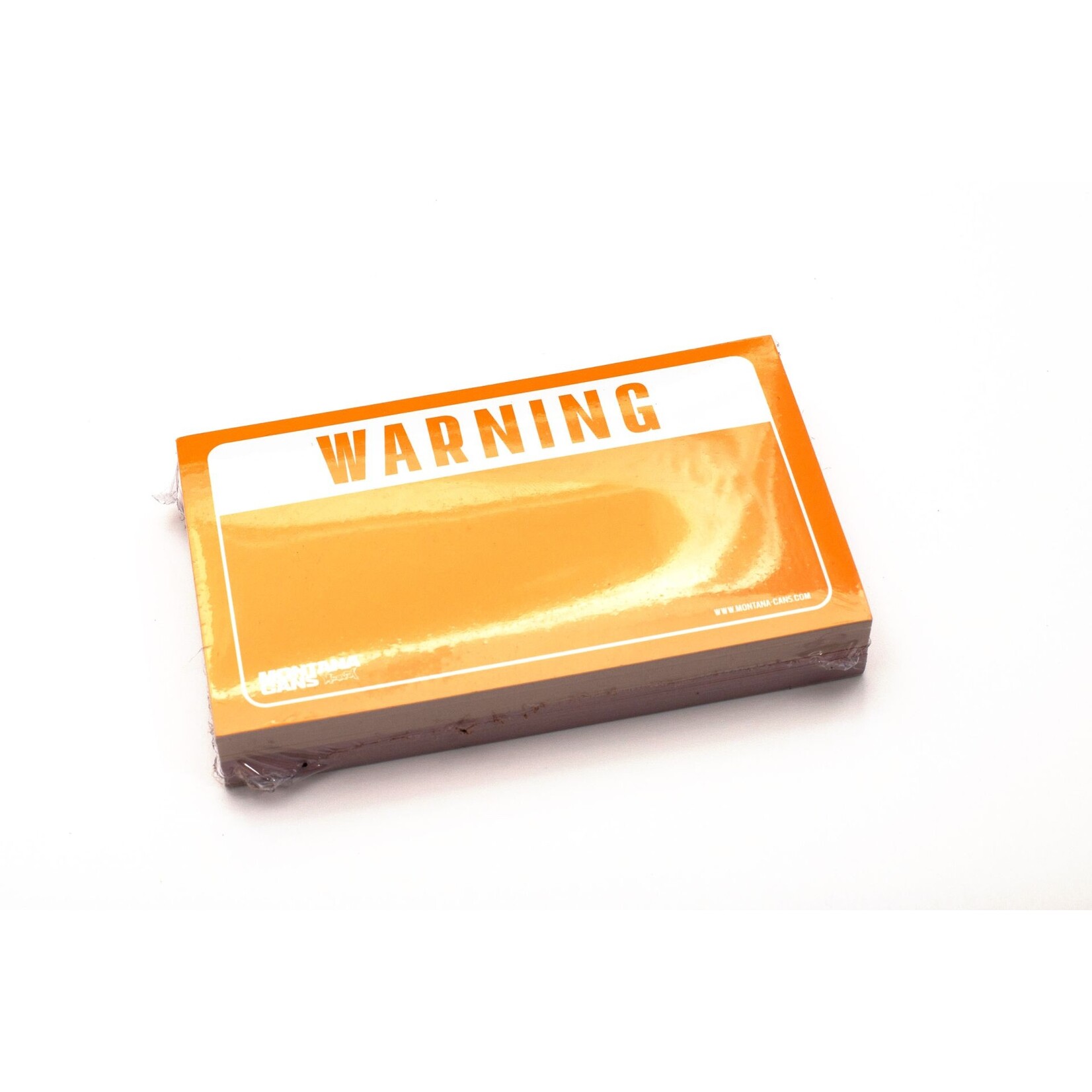 Montana  Cans Warning Sticker Pack - Red/Yellow