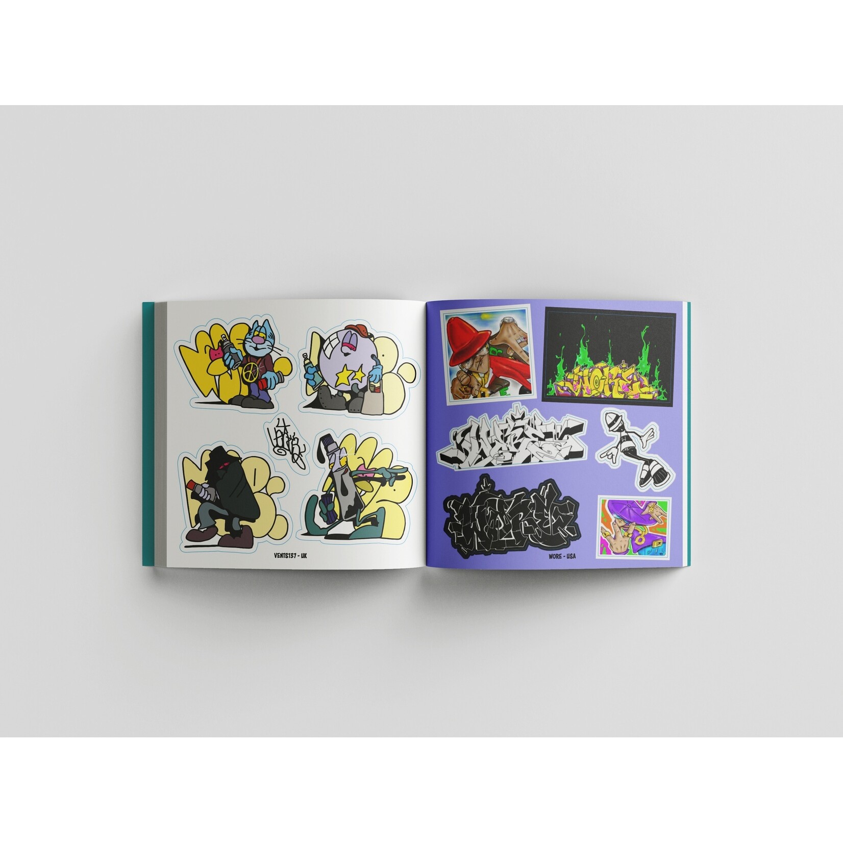 The Graffiti Sticker Book