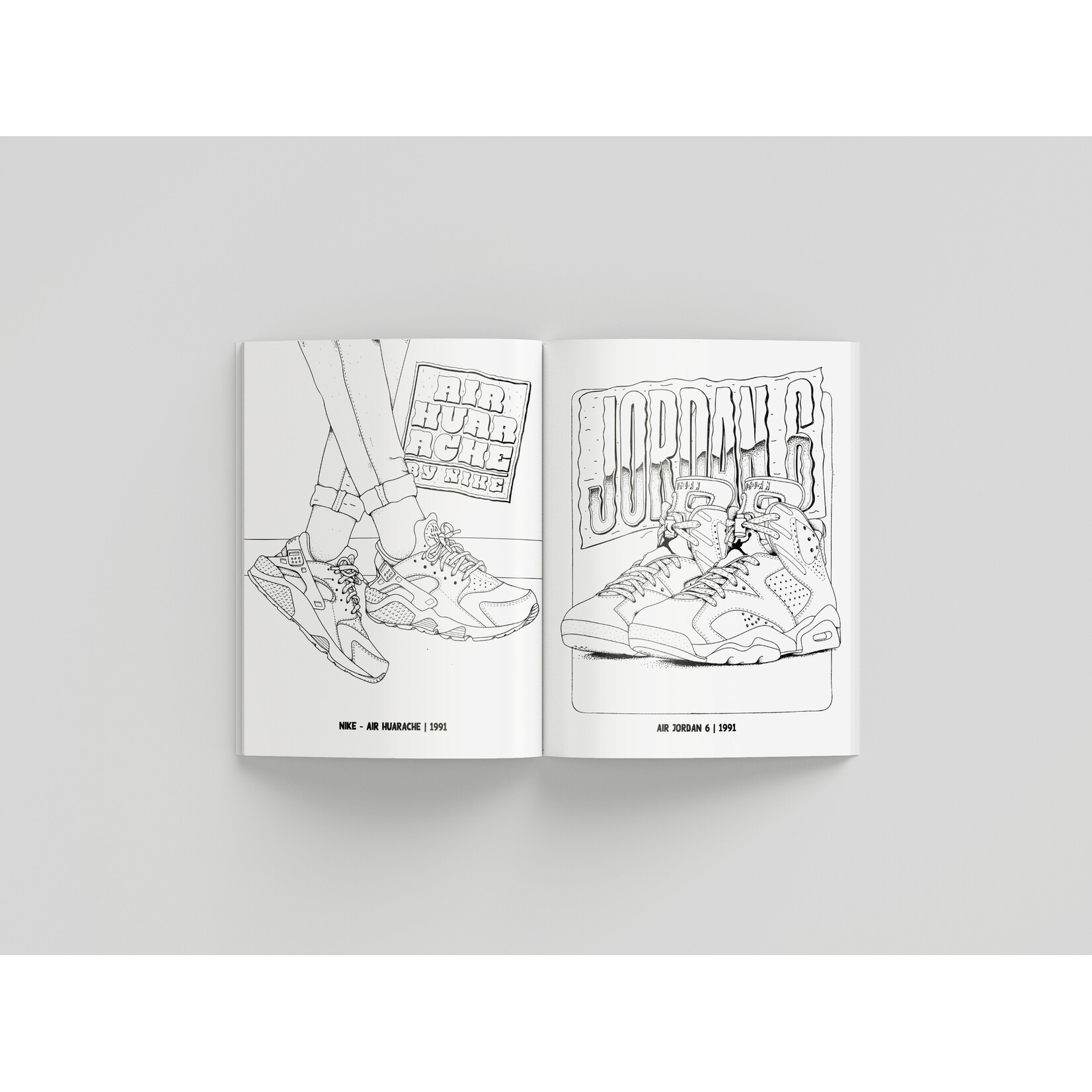 Graffiti Malbuch | Sneaker Coloring Book