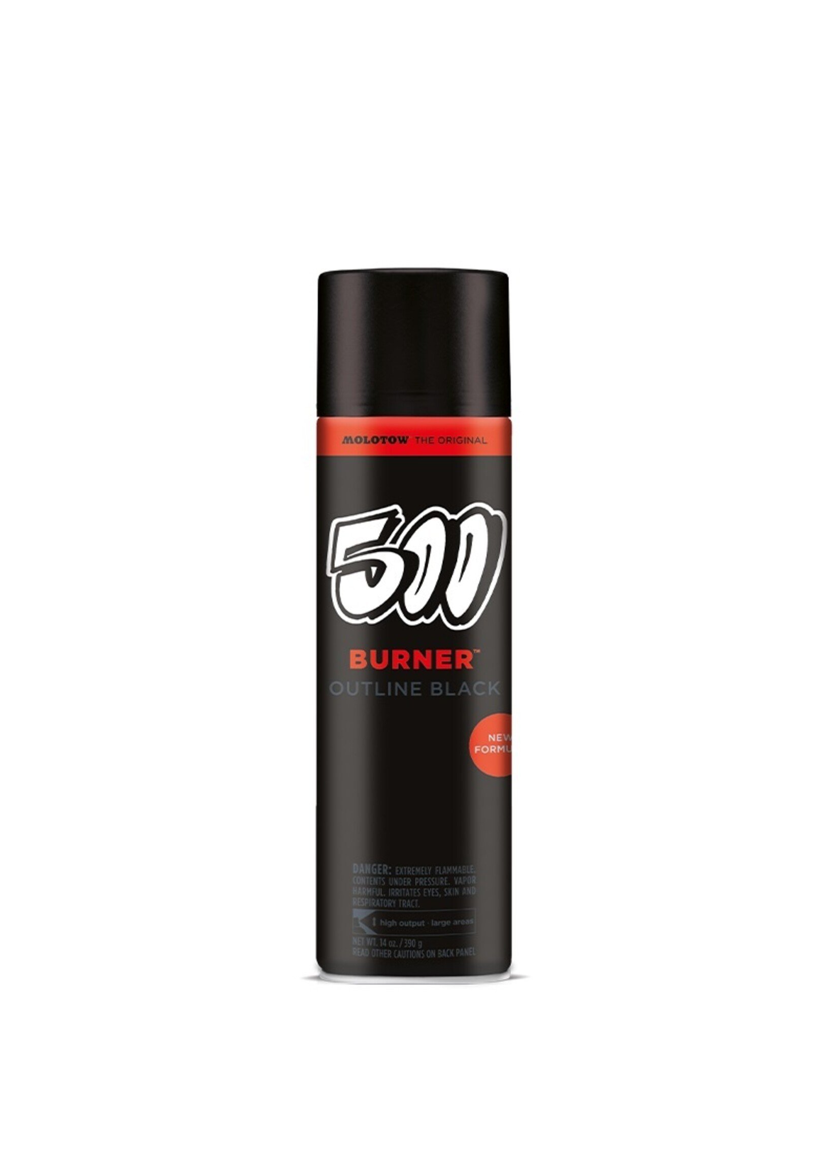 Molotow  BURNER Outline Black 500 ml  Sprühdose