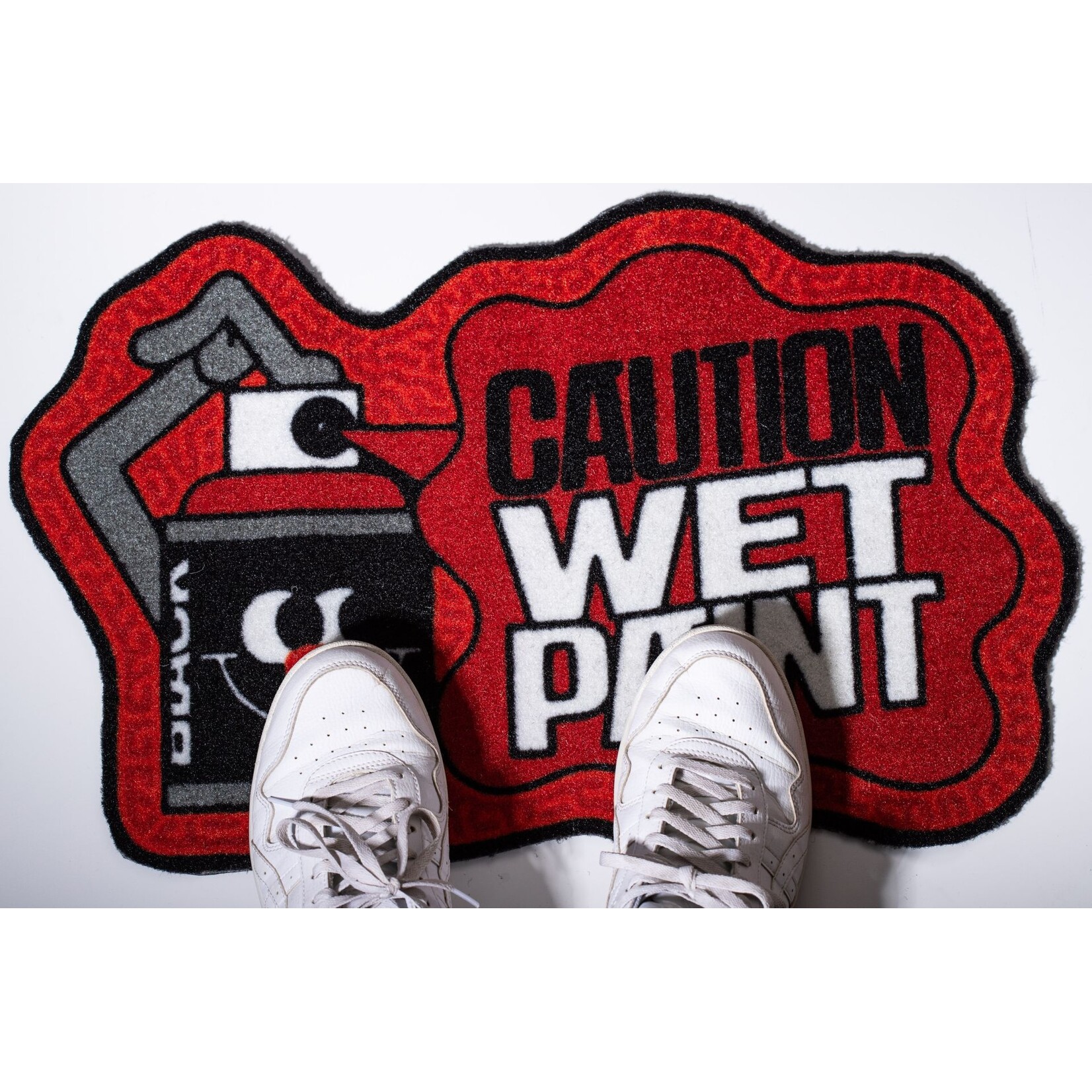 Montana Montana DOORMAT (Fußmatte) - Caution Wet Paint Red
