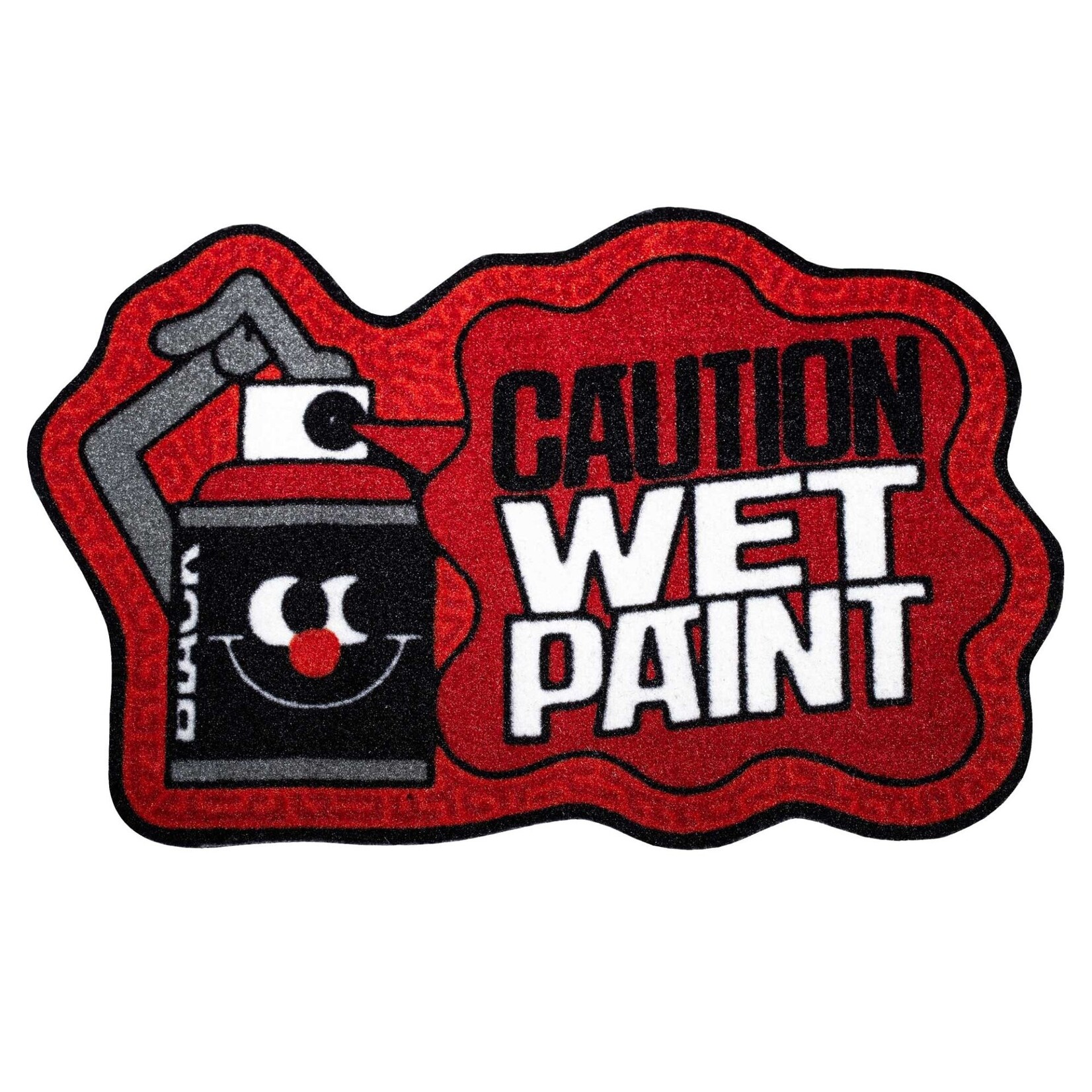 Montana Montana DOORMAT (Fußmatte) - Caution Wet Paint Red