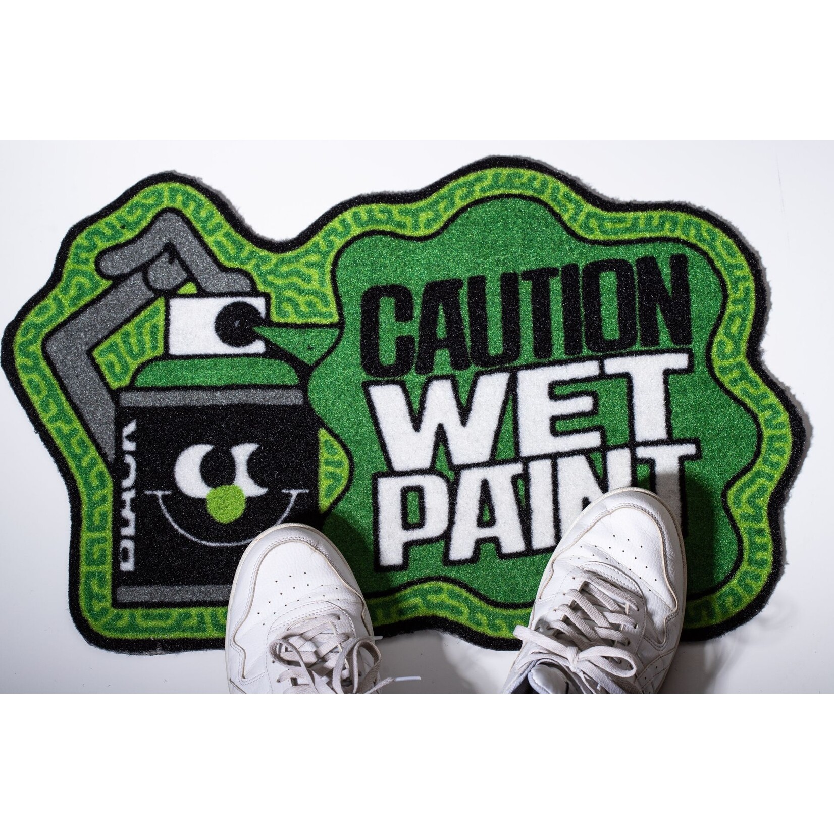 Montana Montana DOORMAT (Fußmatte) - Caution Wet Paint Green