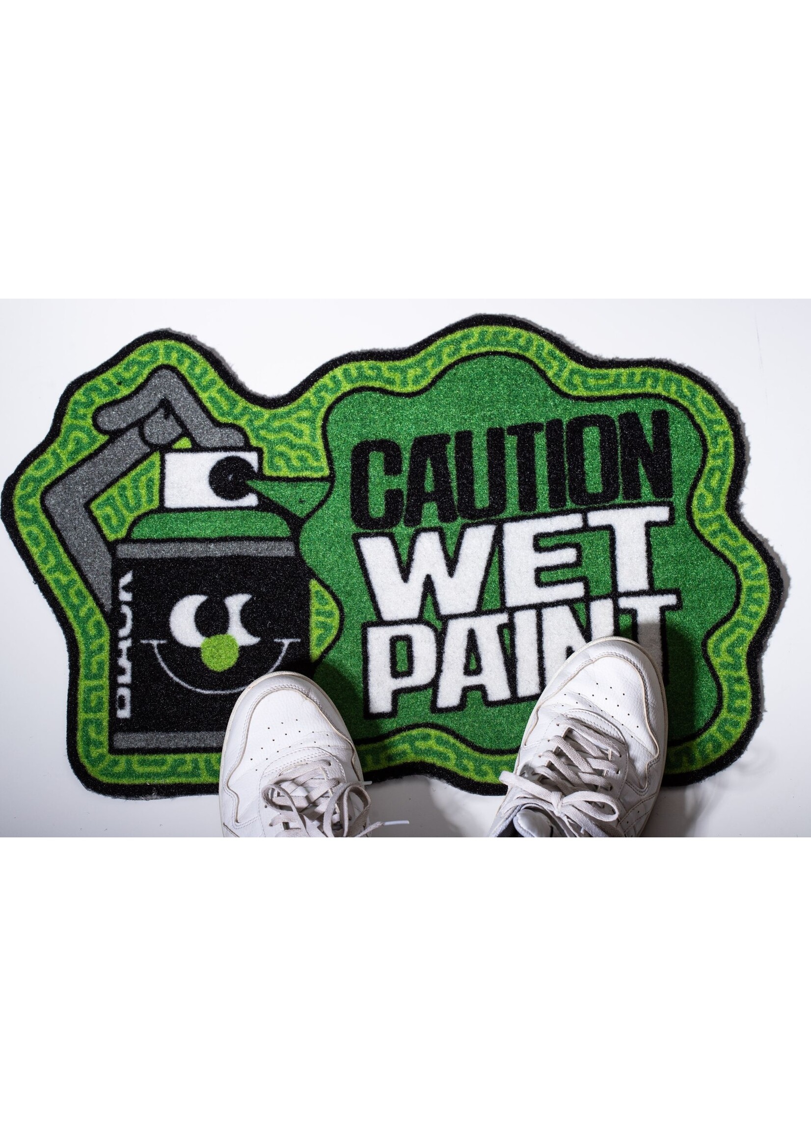 Montana Montana DOORMAT (Fußmatte) - Caution Wet Paint Green