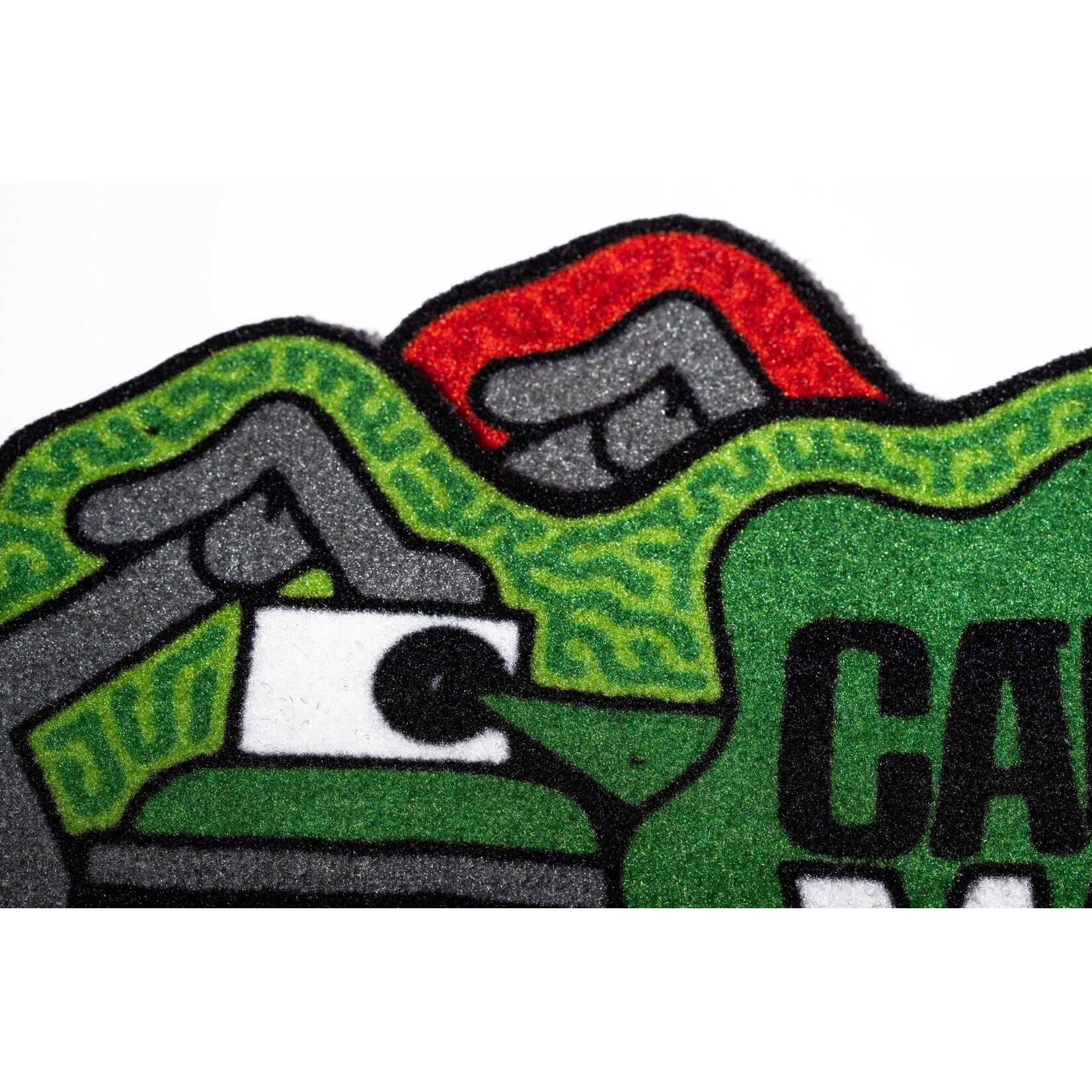 Montana Montana DOORMAT (Fußmatte) - Caution Wet Paint Green