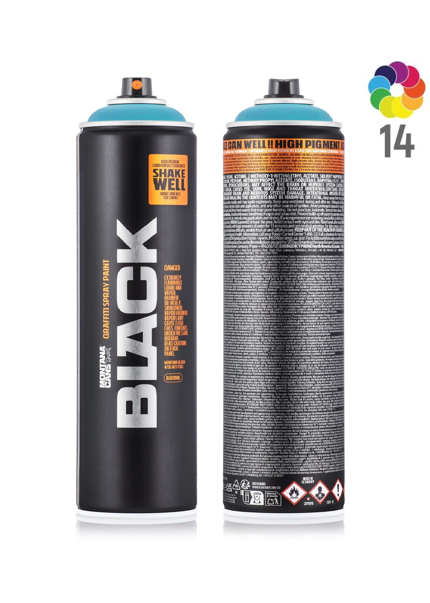 Montana BLACK 600ml Sprühdose