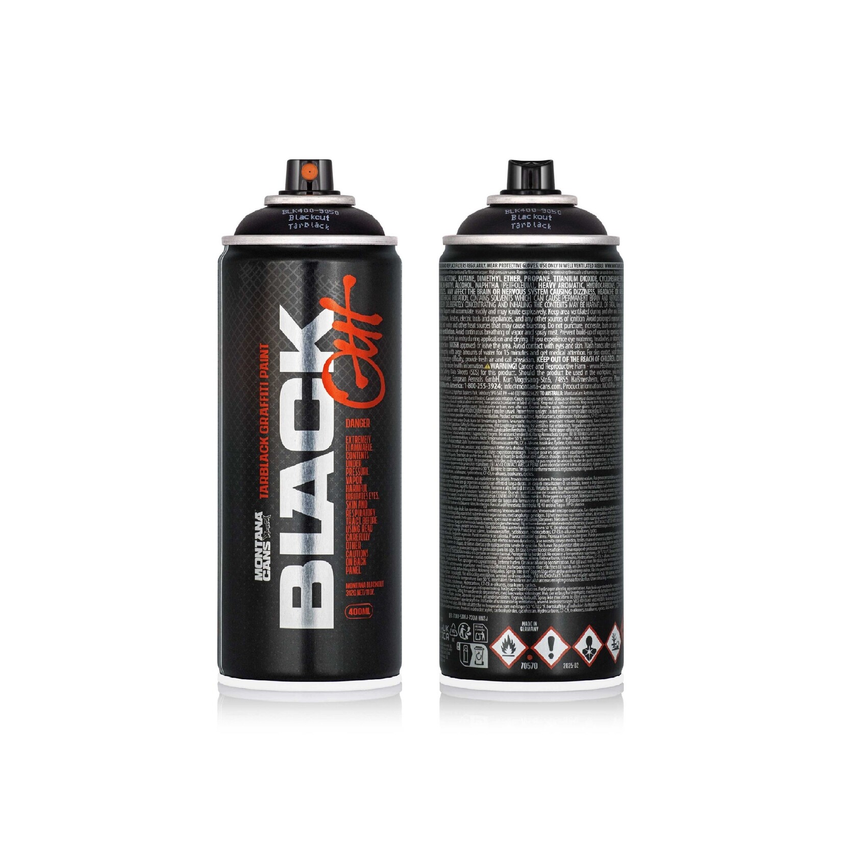 Montana BLACKOUT Tarblack 400ml Sprühdose
