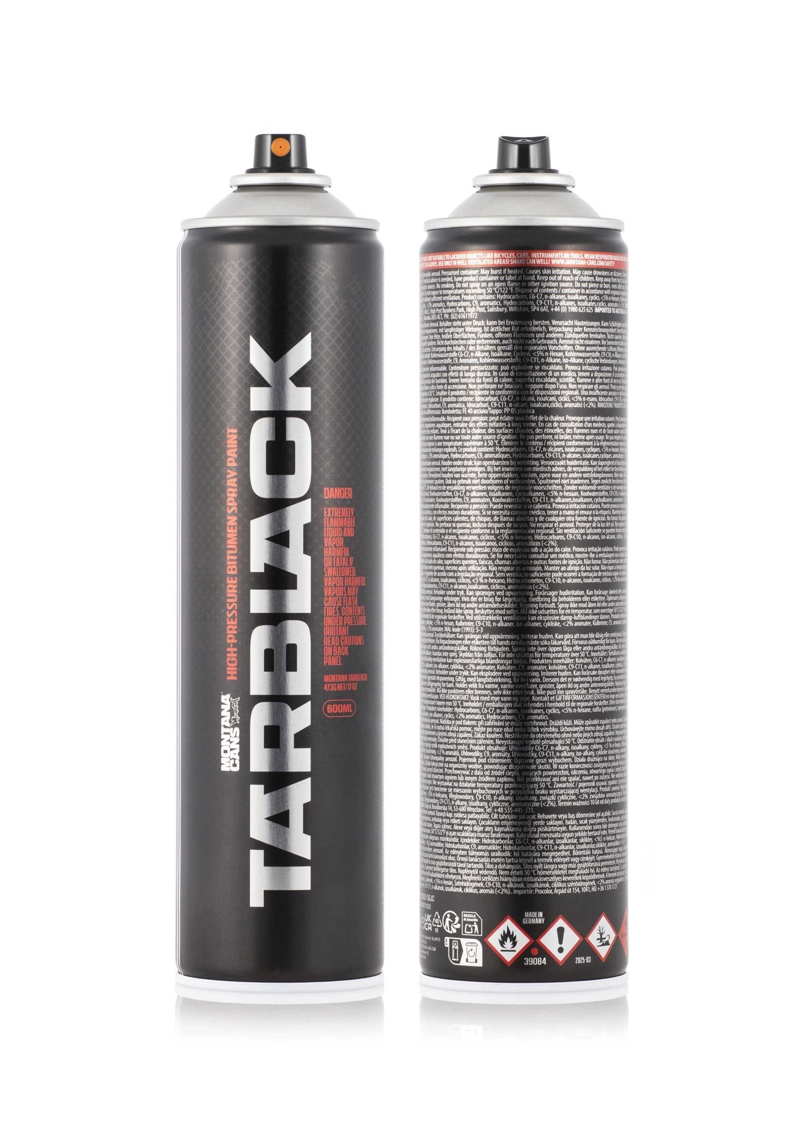 Montana TARBLACK 600ml Sprühdose