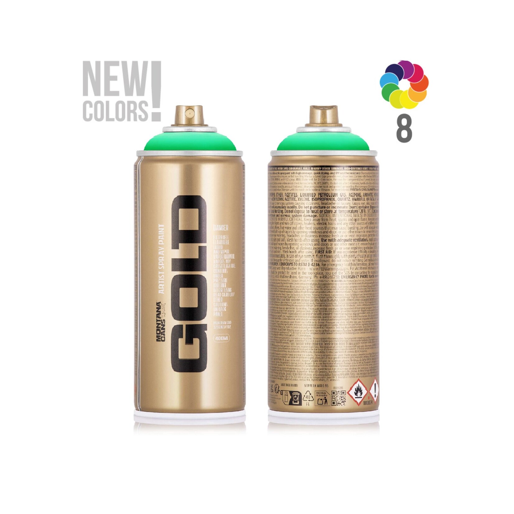 Montana GOLD Fluorescent Colors 400ml Sprühdose