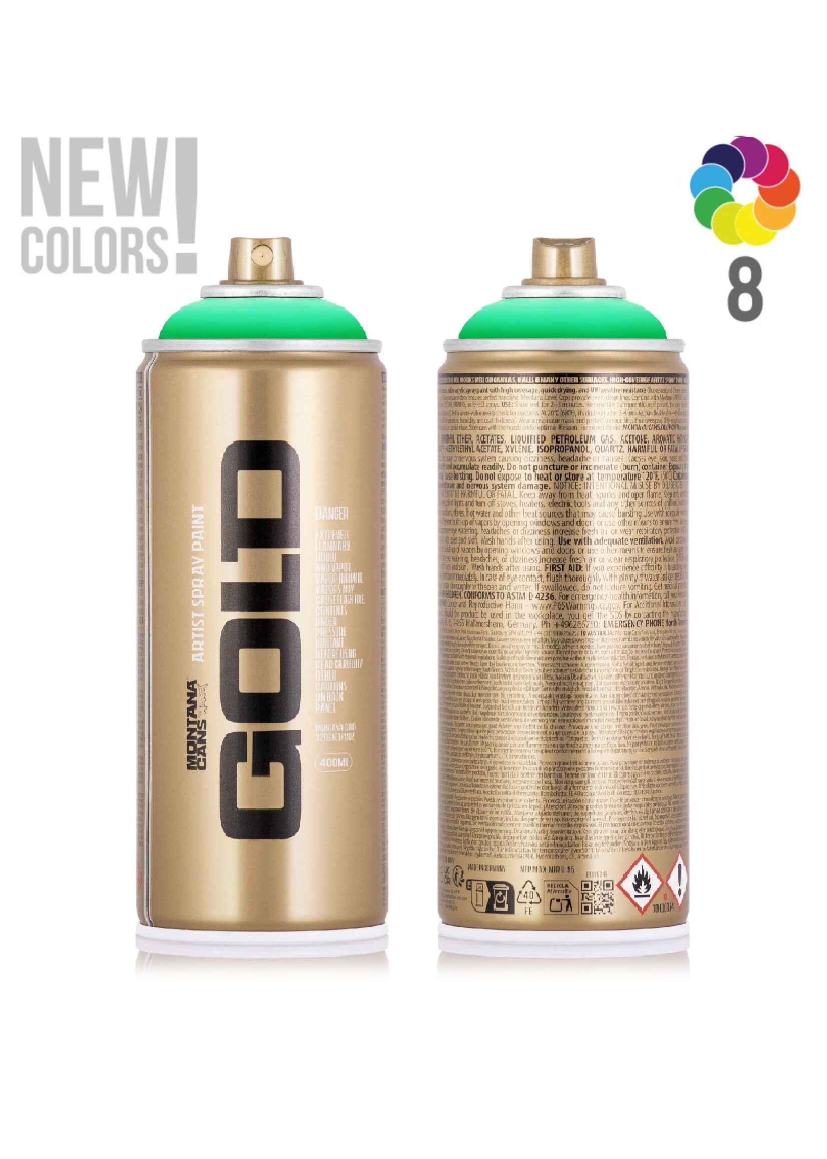 Montana GOLD Fluorescent Colors 400ml Sprühdose