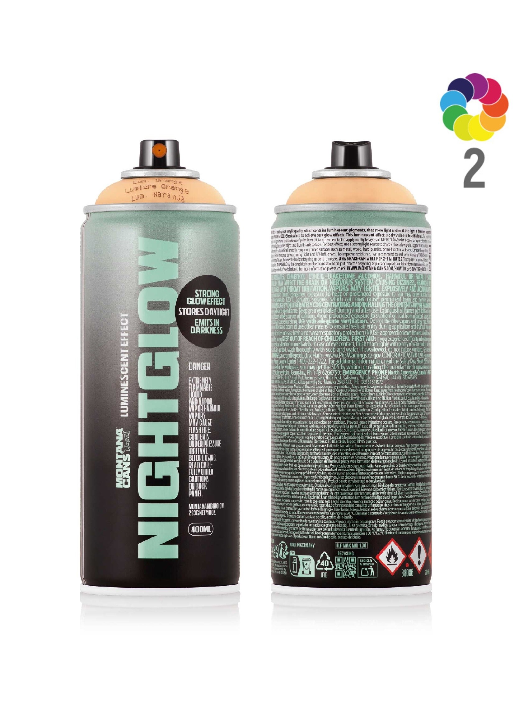 Montana Cans NIGHTGLOW 400ml Effektlack