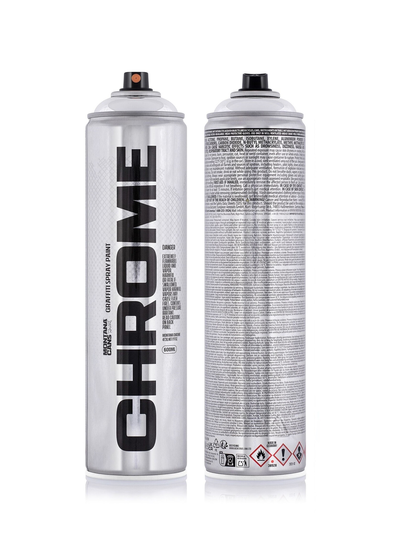 Montana SILVERCHROME 600ml Sprühdose