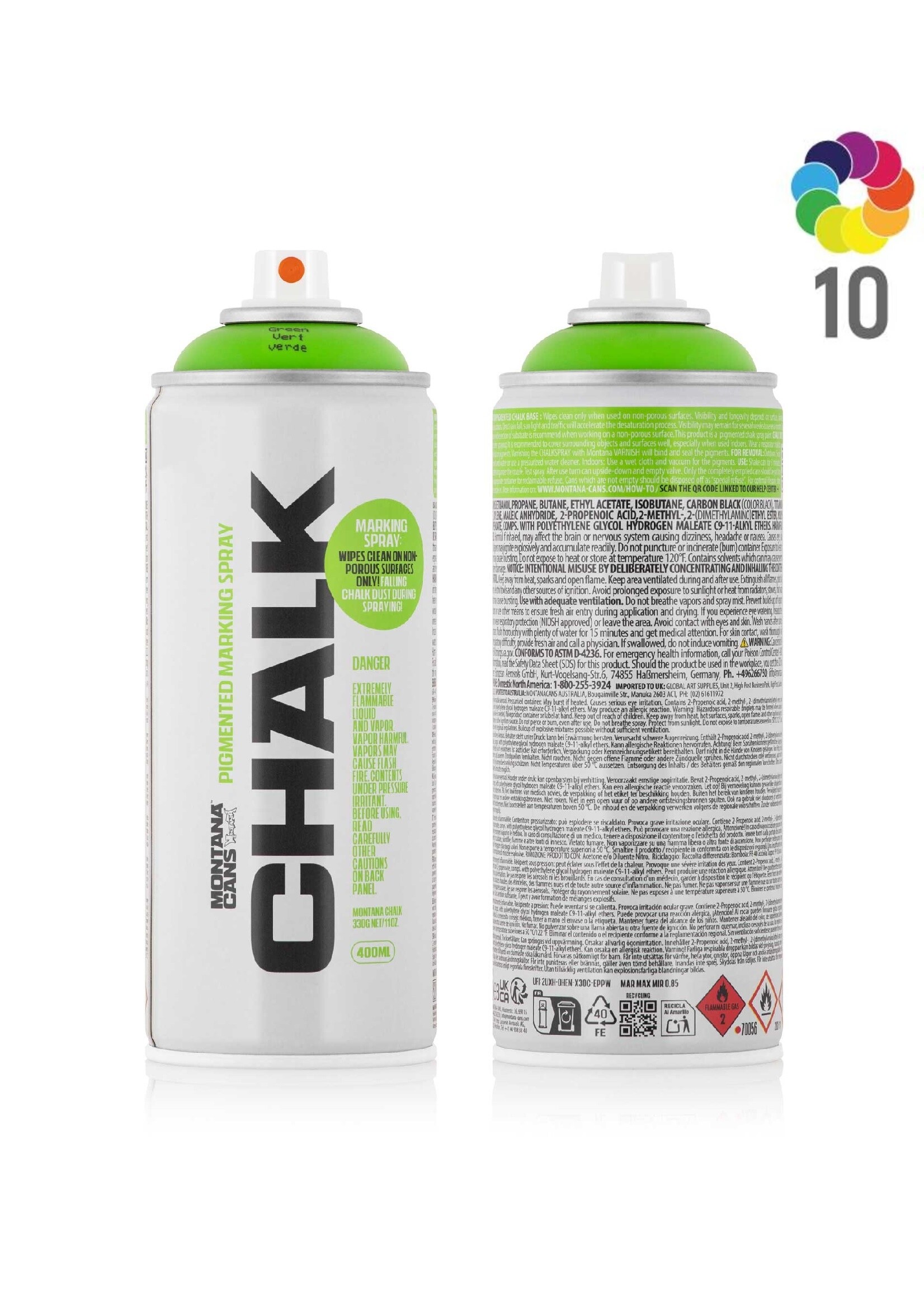 Montana CHALK 400ml Kreidespray