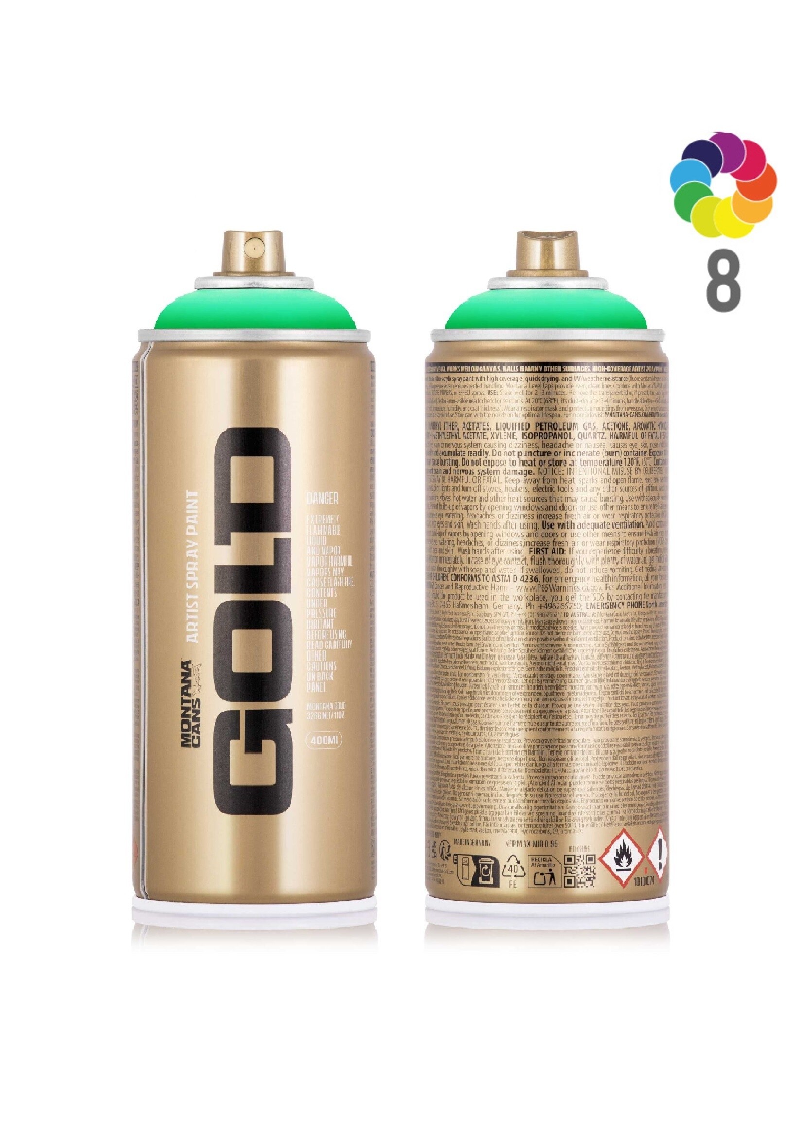 Montana GOLD Fluorescent Colors 400ml Sprühdose