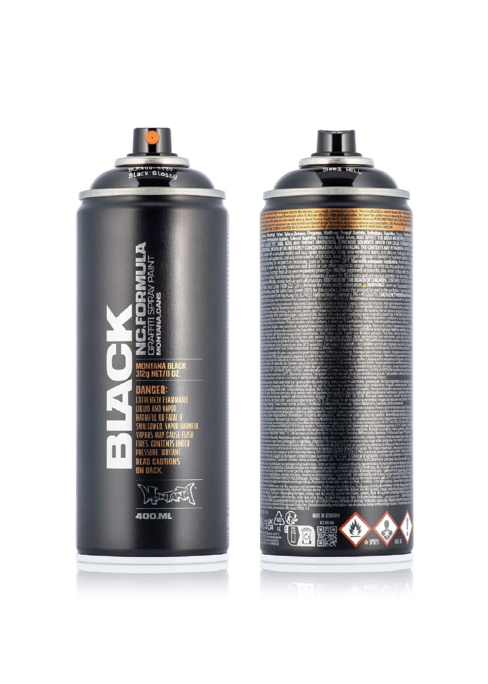 Montana CANS BLK 9090 Black Glossy