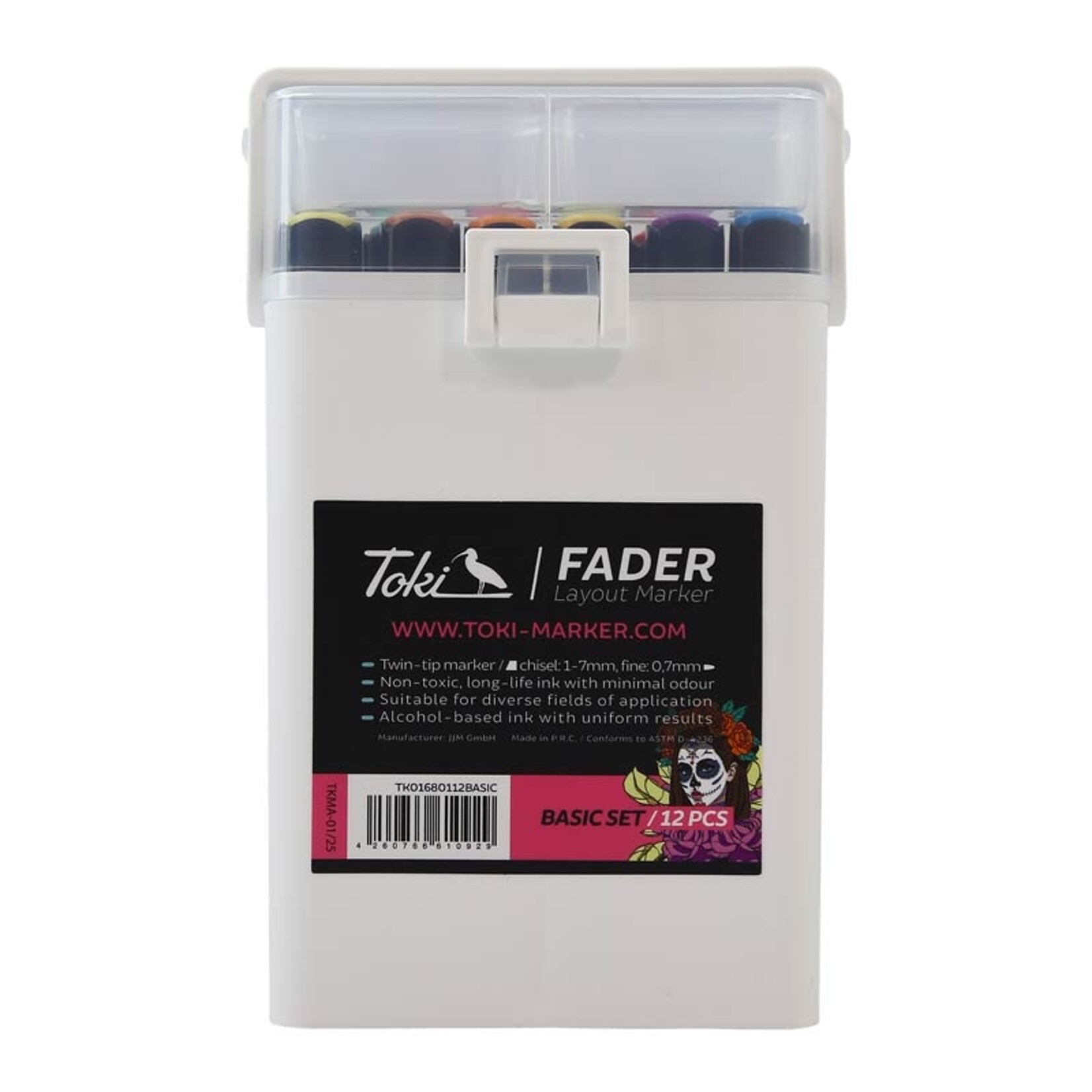 Toki Marker Toki Marker Fader 12er  Set  Basic