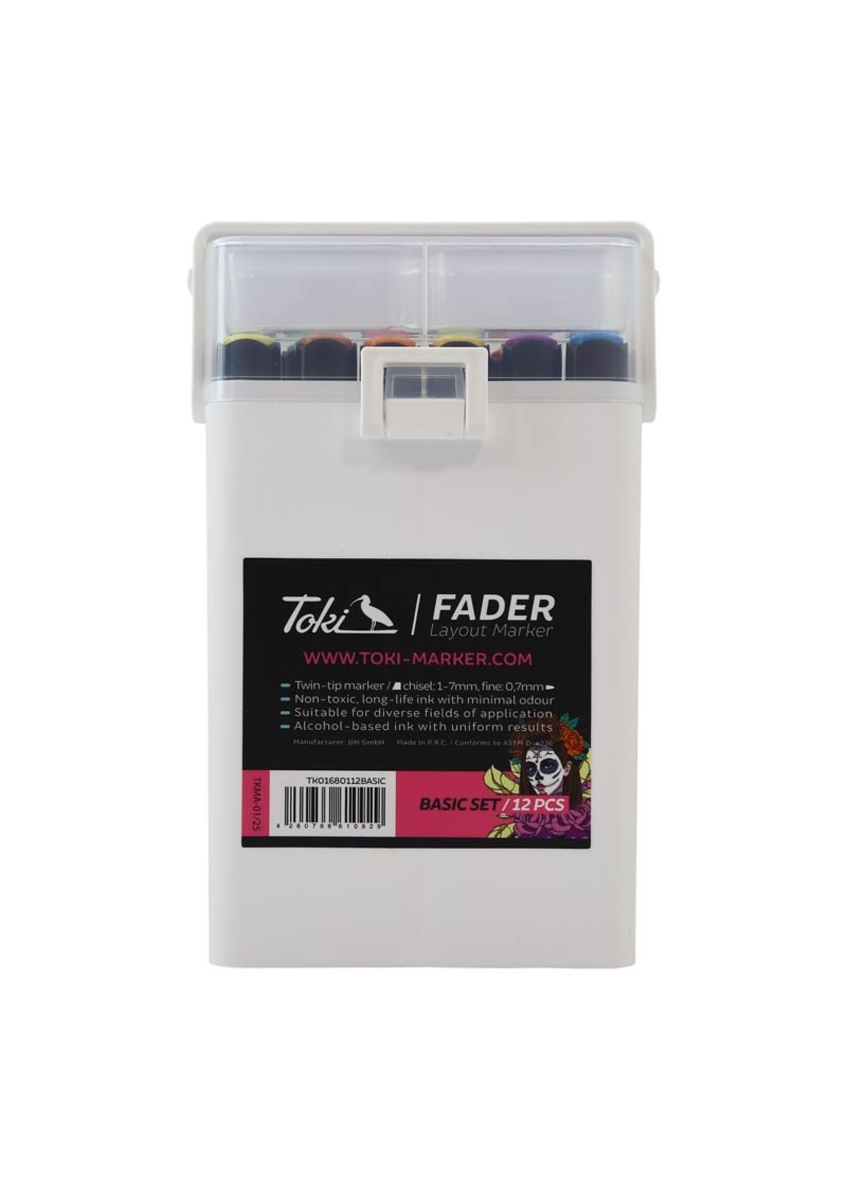 Toki Marker Toki Marker Fader 12er  Set  Basic