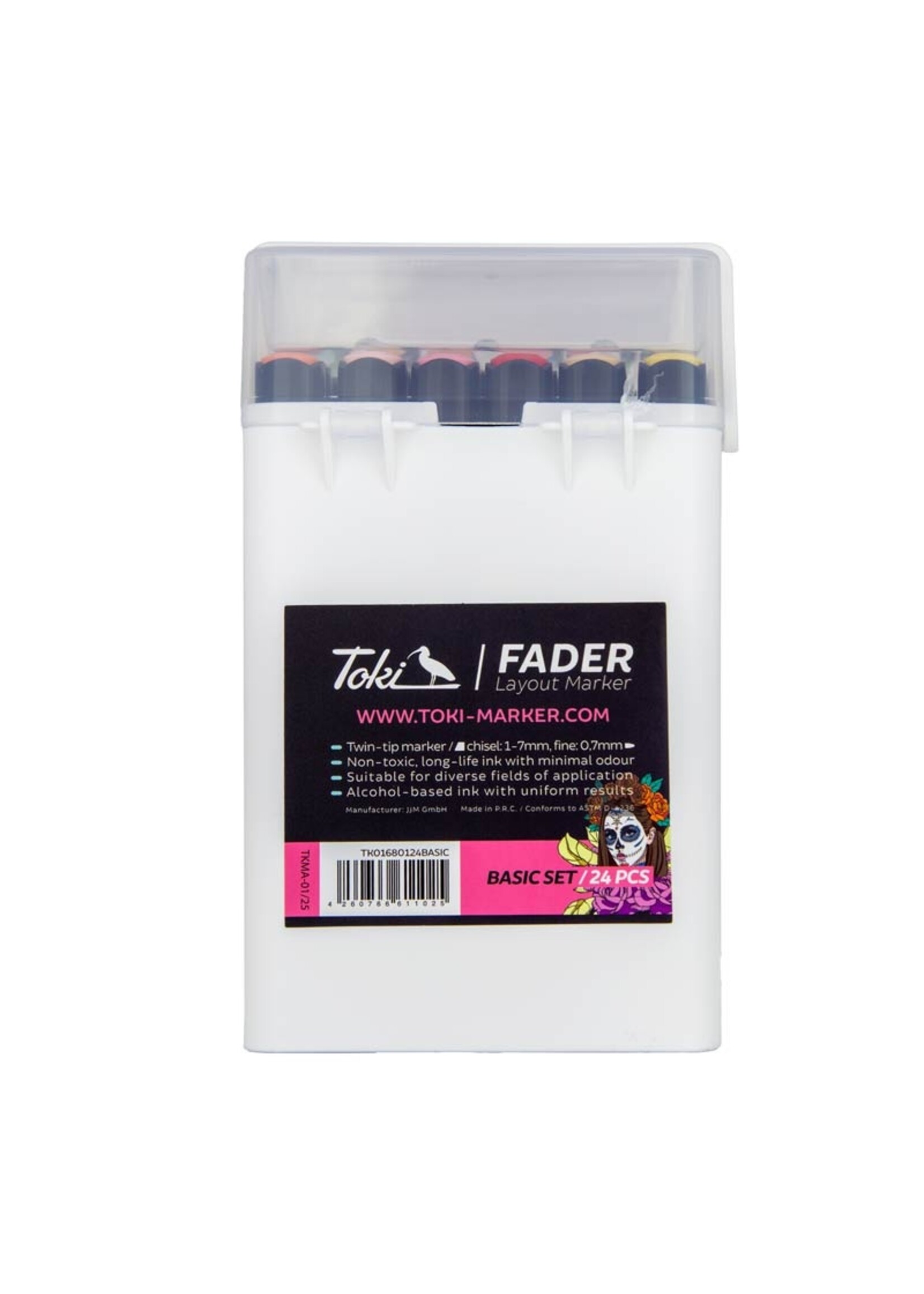 Toki Marker Fader 24er Set Basic