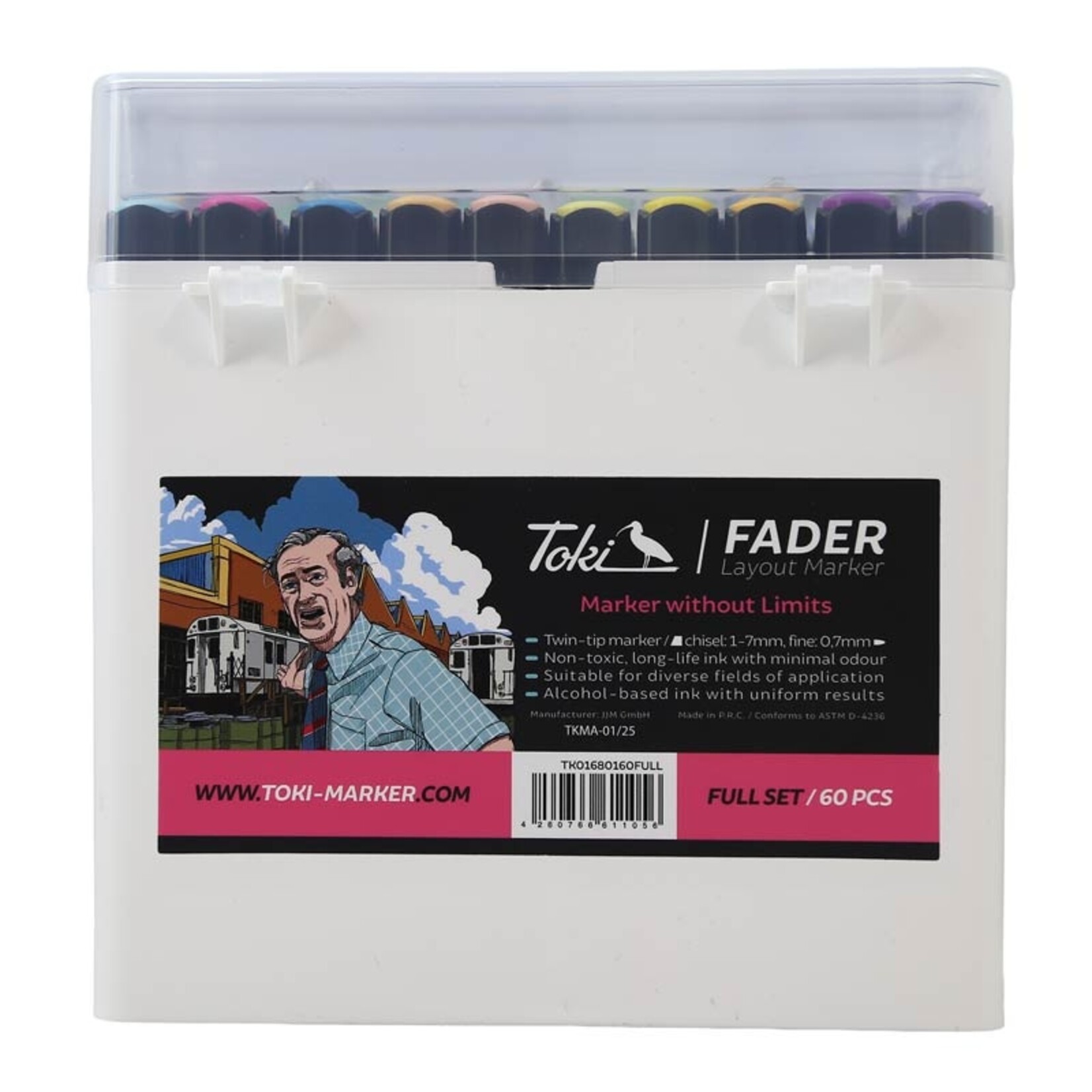 Toki Marker Toki Marker Fader 60er Set | Full