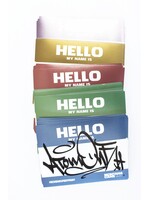 Montana Cans HELLO MY NAME IS Metallic Sticker Pack