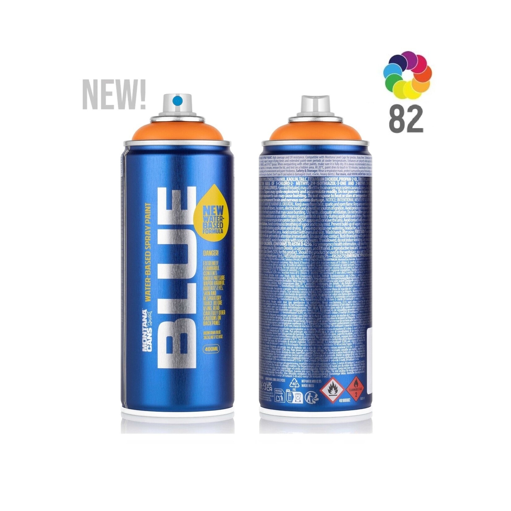 Montana BLUE Water Based 400ml Sprühdose