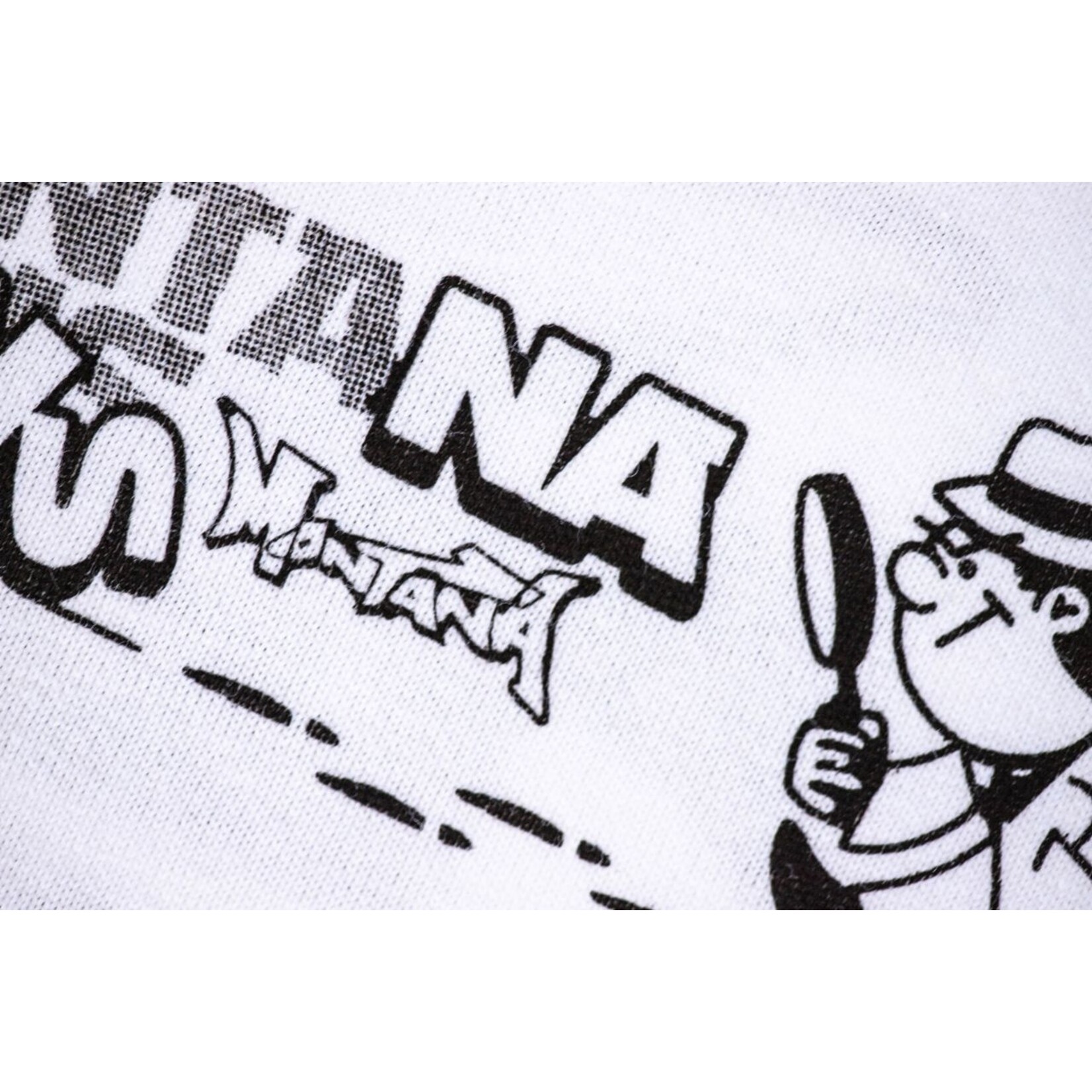 Montana Cans T-Shirt  - Burglar by 45RPM White