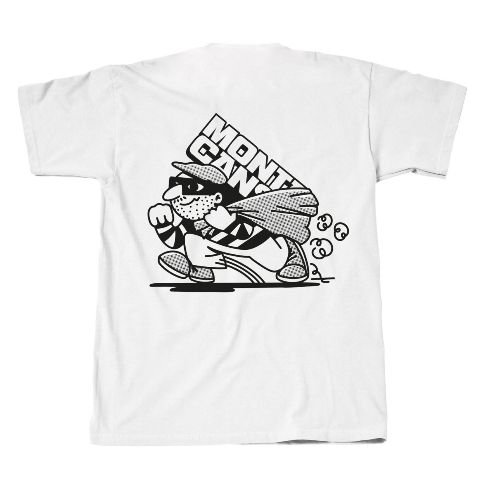 Montana Cans T-Shirt  - Burglar by 45RPM White