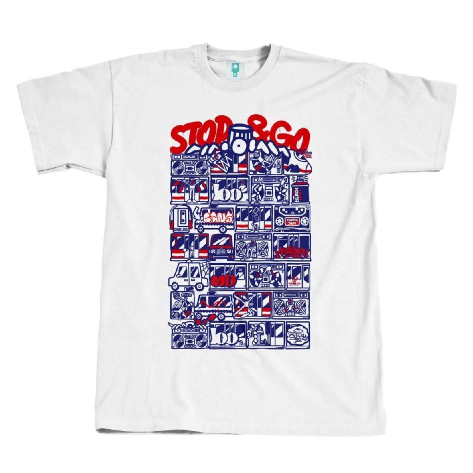 Montana Cans T-Shirt  - Traffic Jam by Bobby Analog